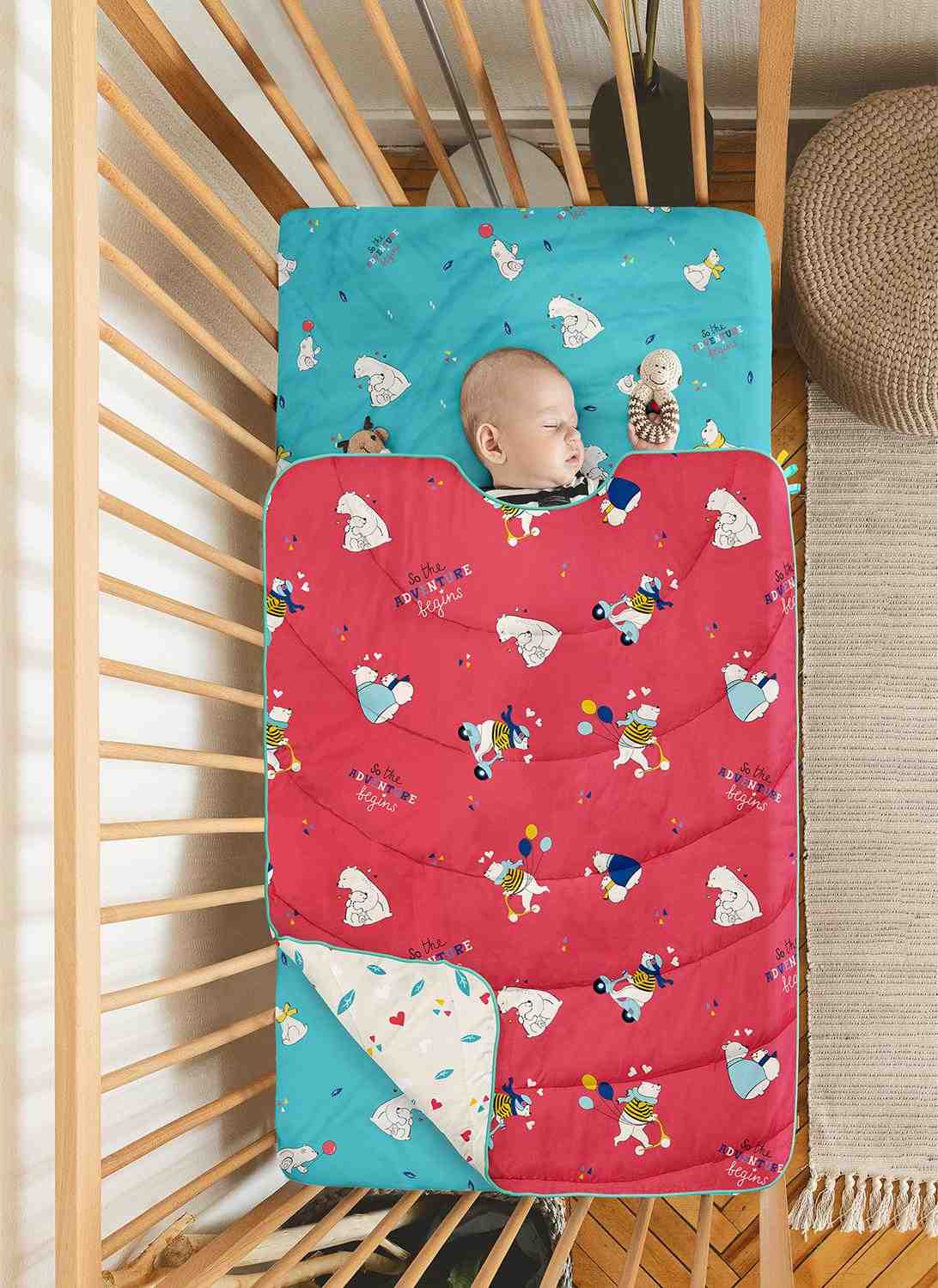 Rabitat Adventure Begins All Weather Quilt - Multicolor