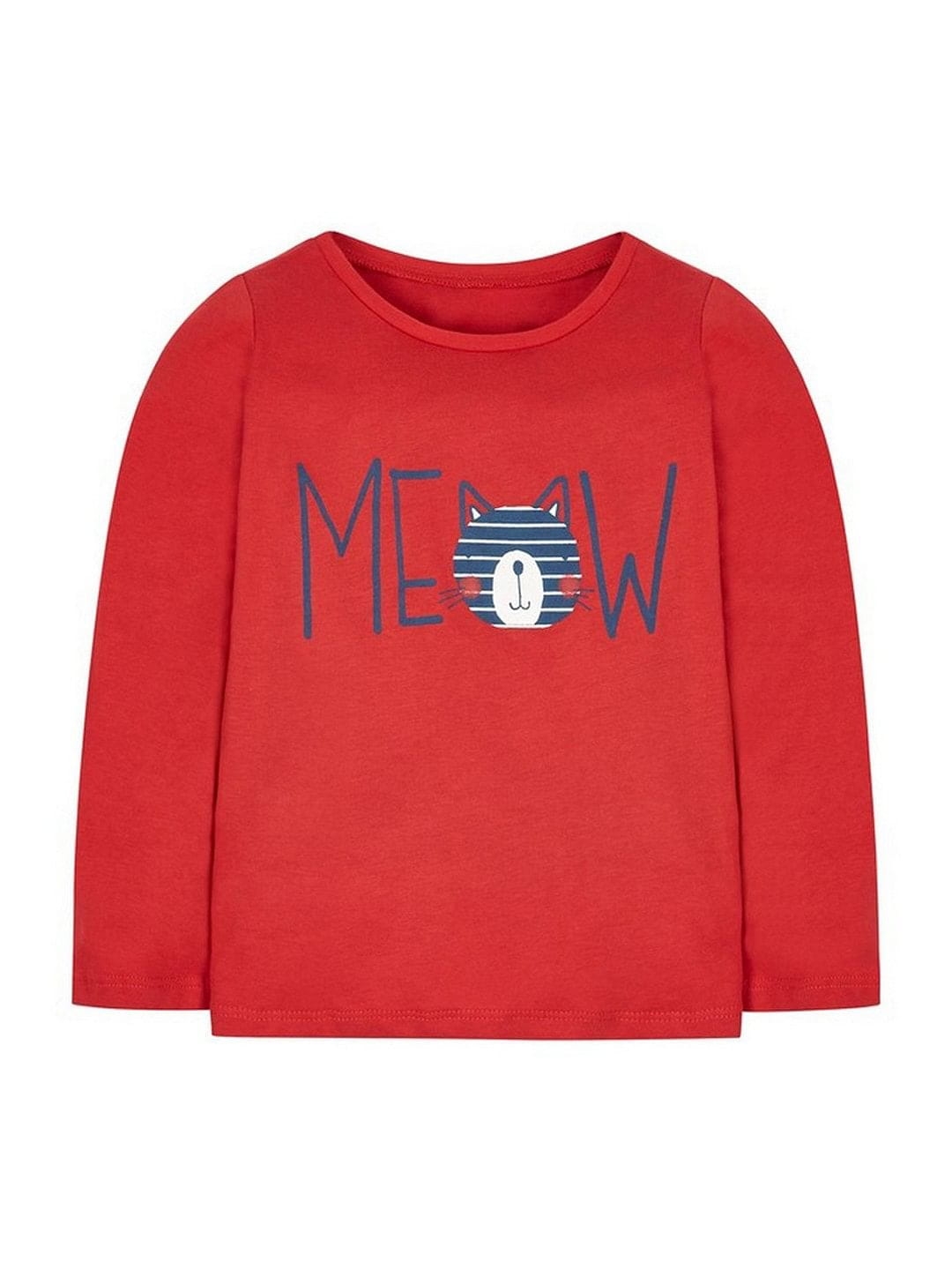 Mothercare | Red Printed Red Meow T-Shirt 0