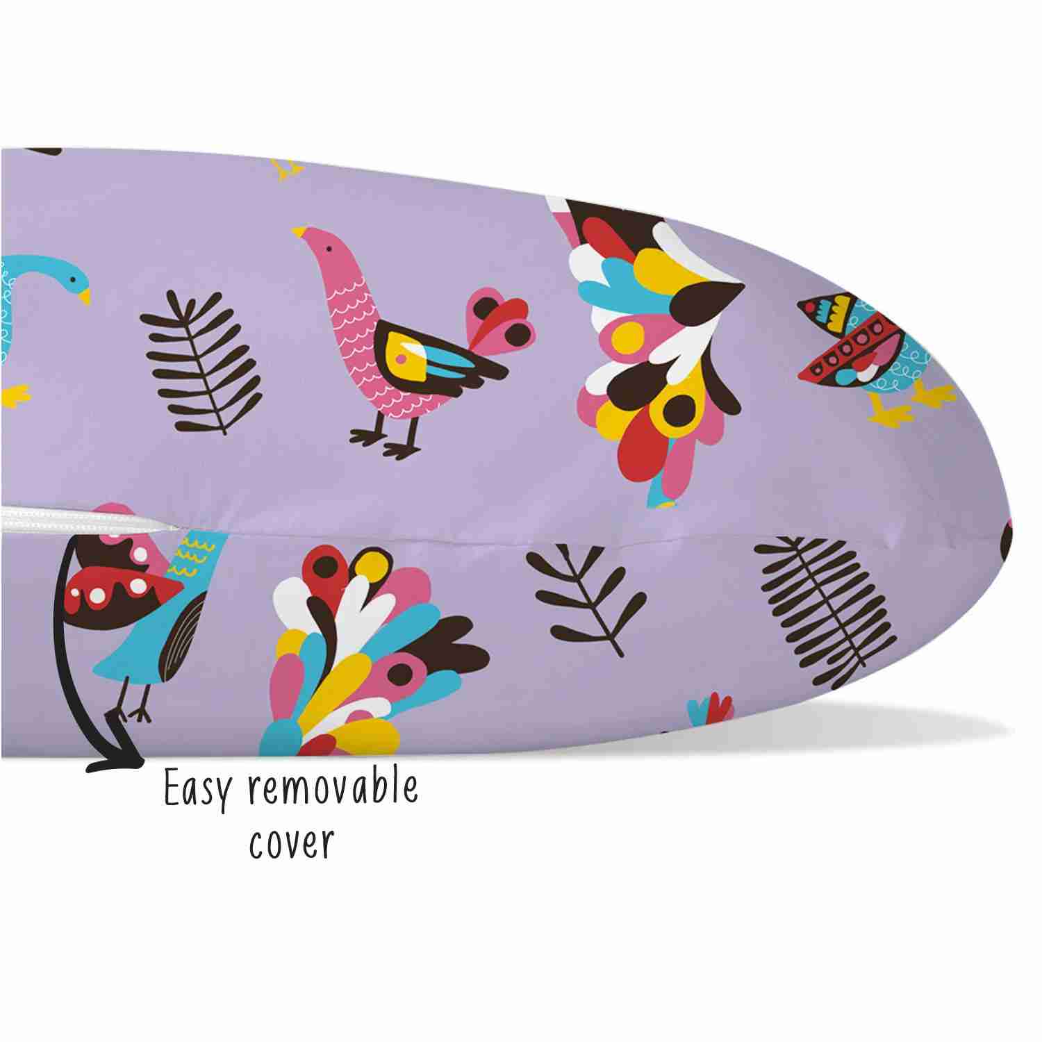 Rabitat Magnolia 2 in 1 Pregnancy + Feeding Pillow - Multicolor