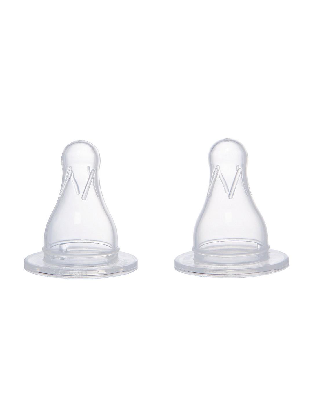 Mothercare Unisex Fast Flow Baby Nipples and Teats - Pack of 2 - Multicolor