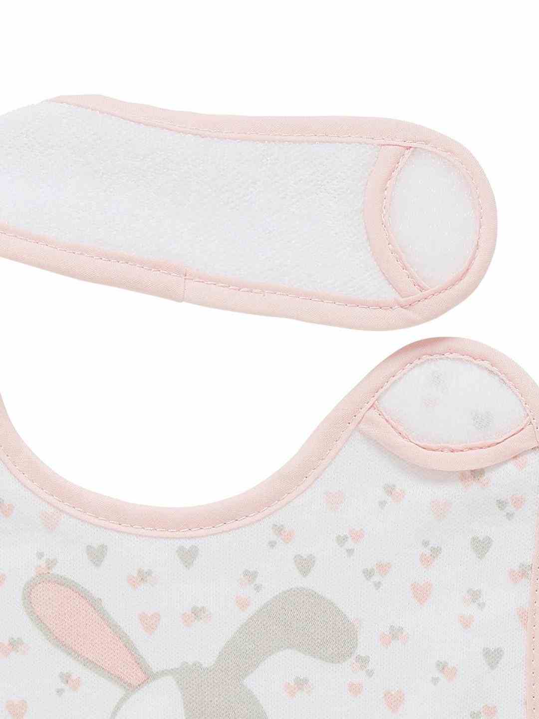 Mothercare Little Bunny Baby Bibs - Pack of 3 - Multicolor
