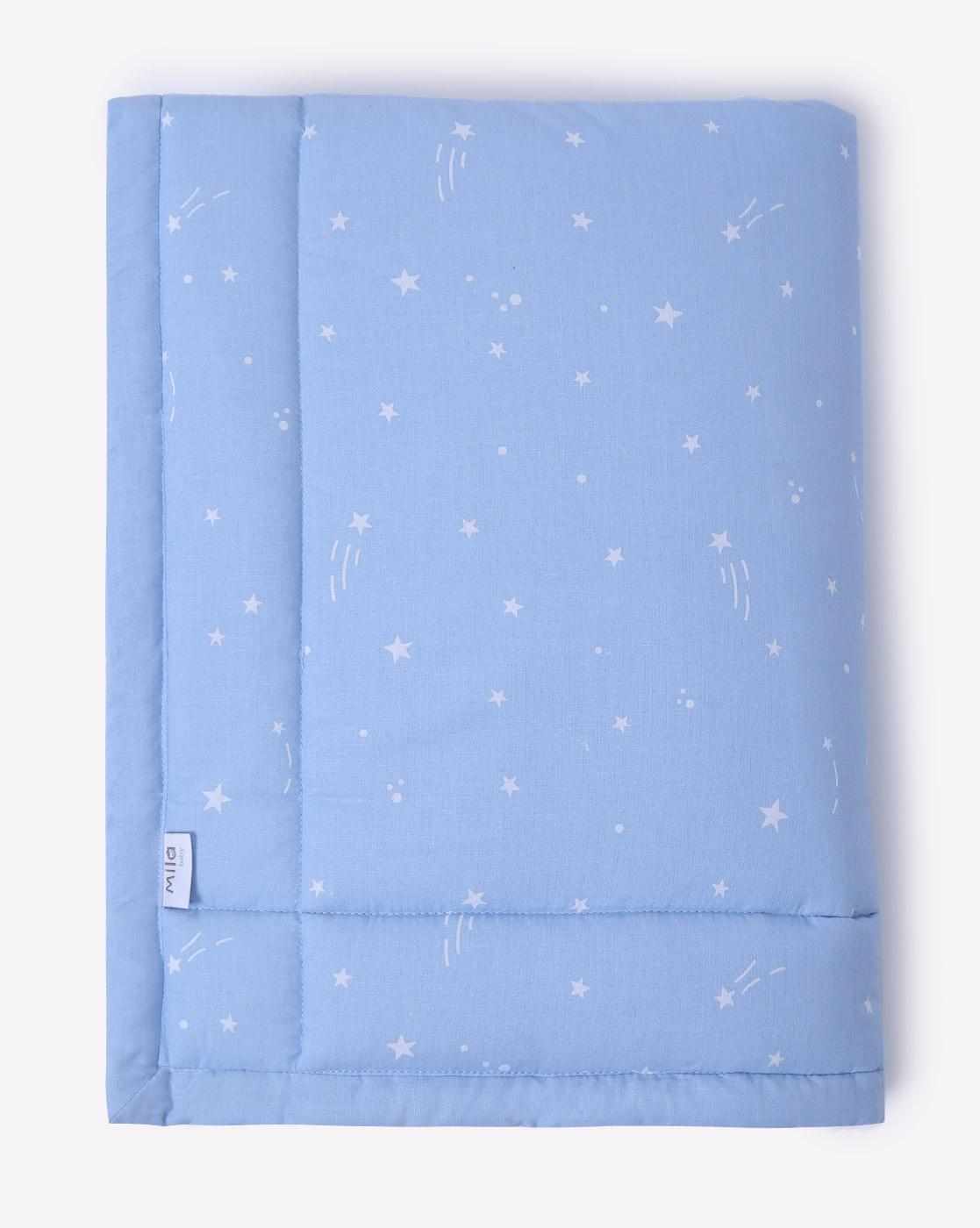 Mila Baby Stars Mattress - Blue