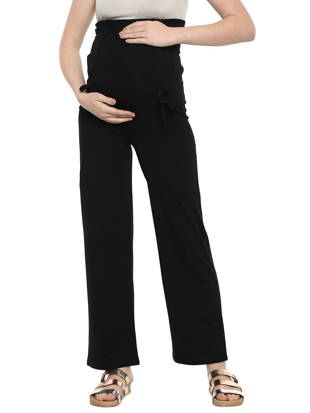 Buy Black Leggings & Trackpants for Women by Mothercare Online | Ajio.com