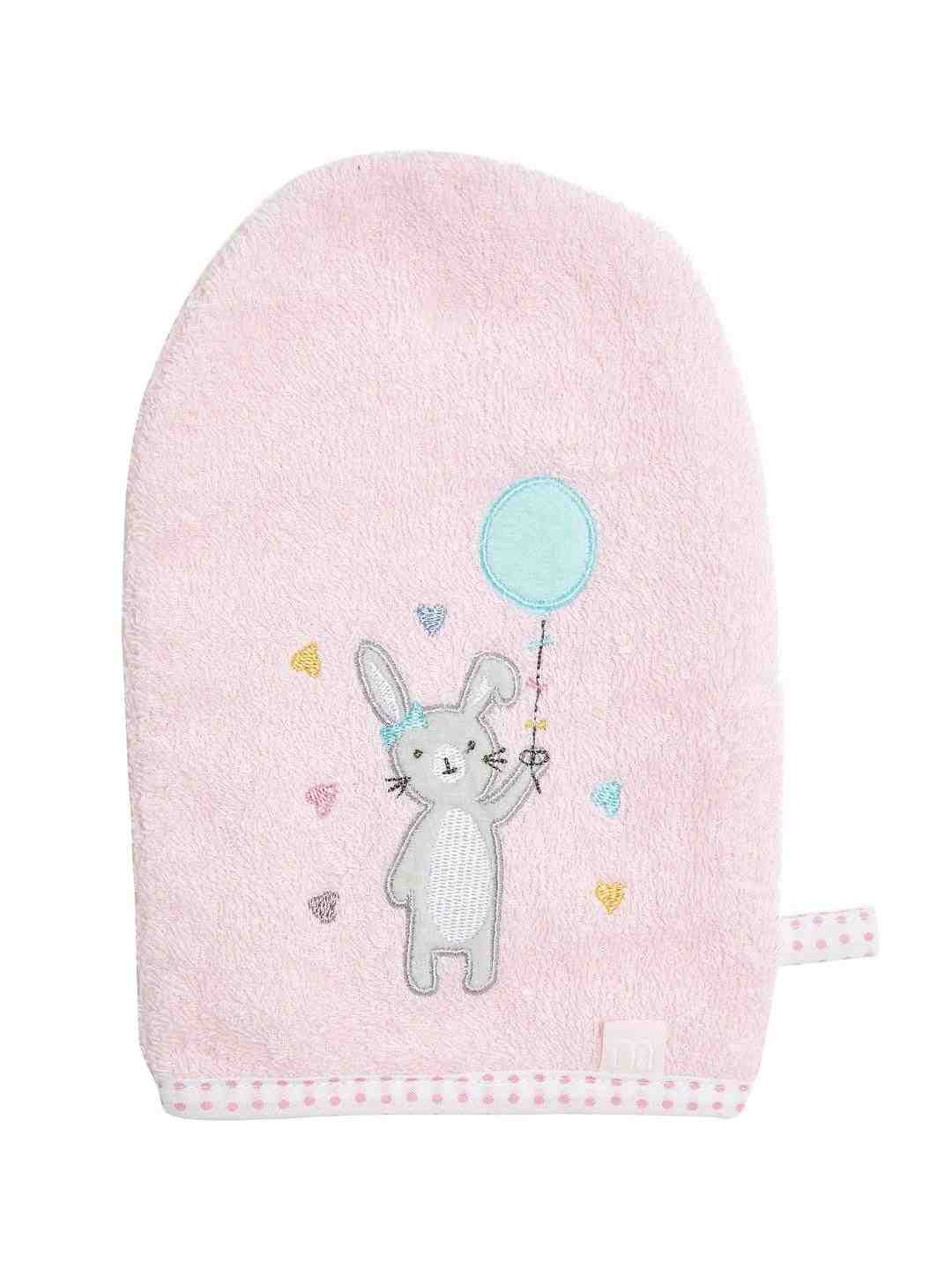 Mothercare Confetti Party Baby Towel Mitt Set - Pink