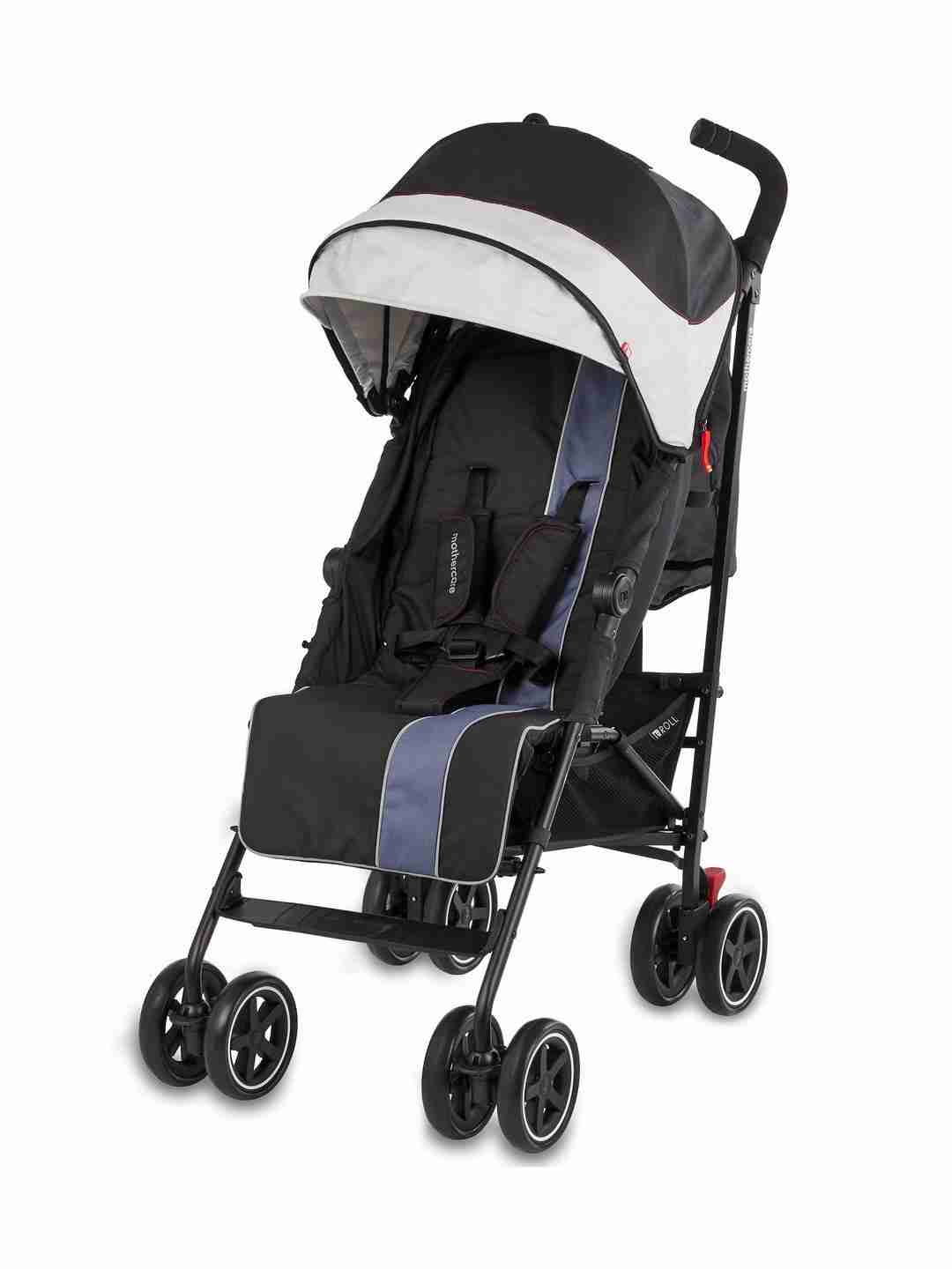 Mothercare Unisex Padded Seat Baby Stroller - Black