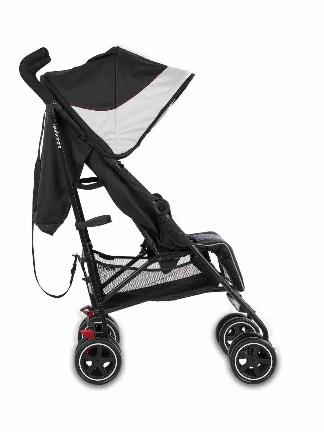 Mothercare Unisex Padded Seat Baby Stroller - Black