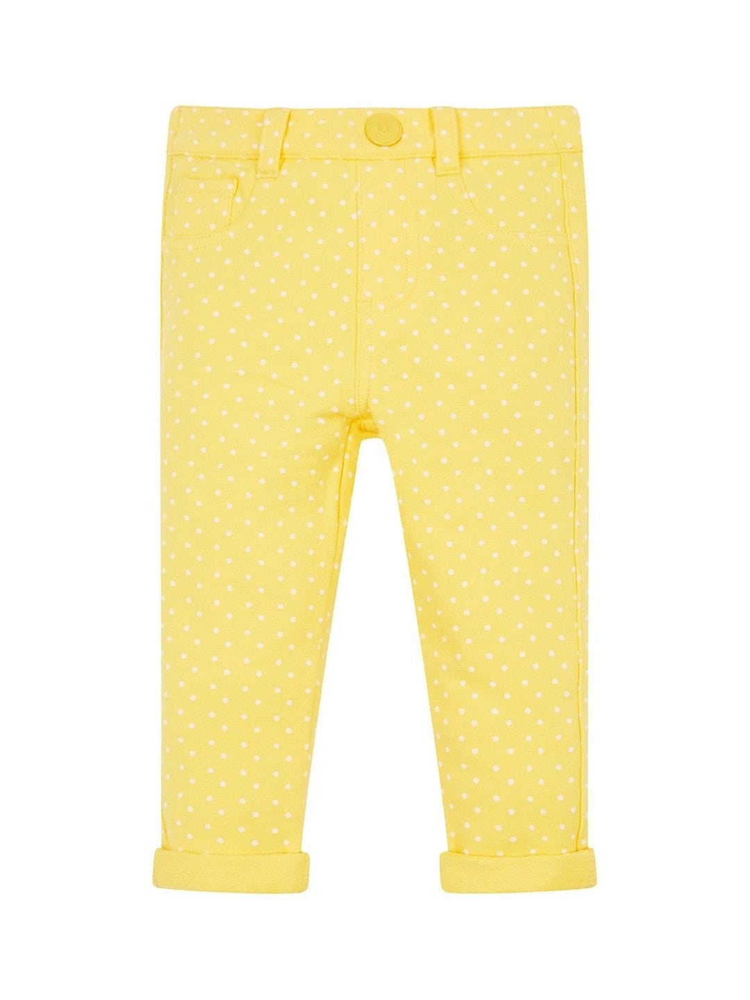 Mothercare | Yellow Polka Dot Jeans 0
