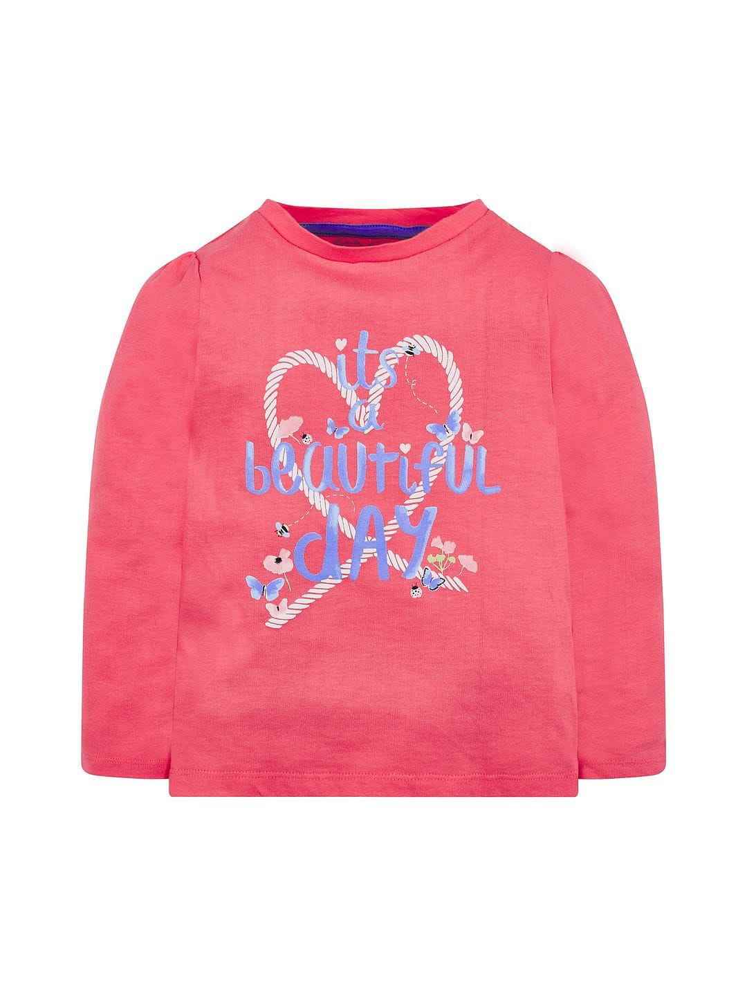 Pink Printed Top