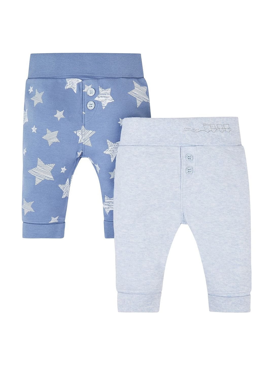 Mothercare | My First Blue Leggings - 2 Pack 0