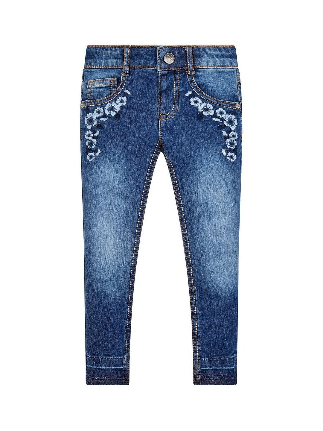 Mothercare | Floral Embroidered Jeans 0