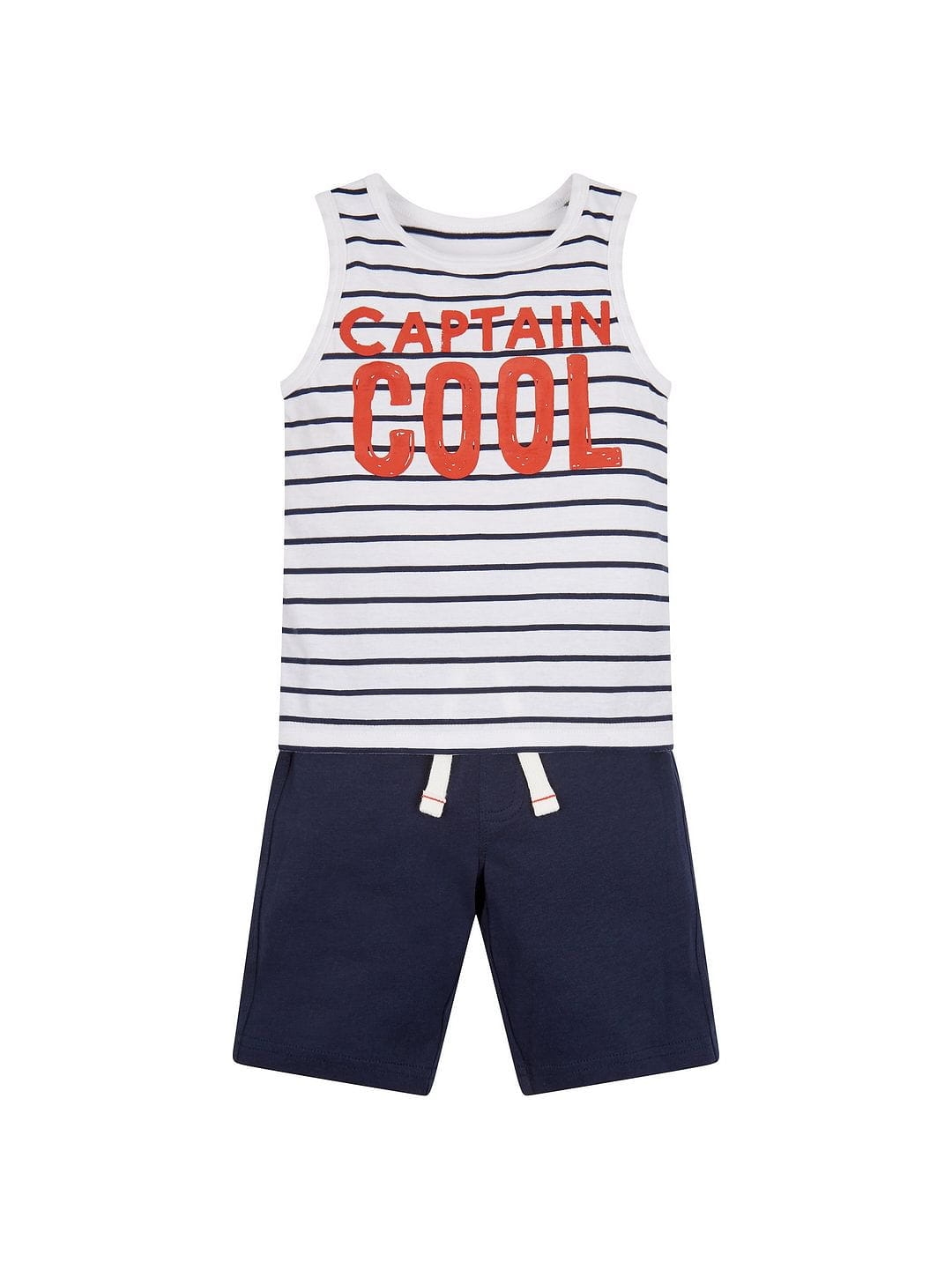 Mothercare | Navy Striped Twin Set 0