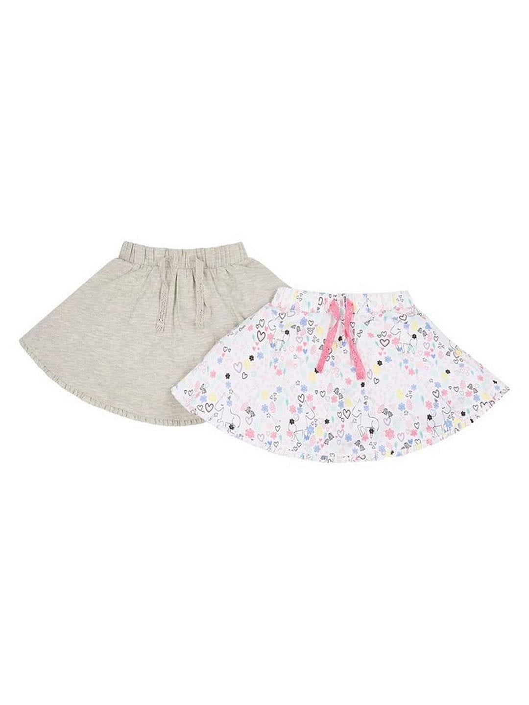 Mothercare | Multicoloured Printed Skirt - Pack of 2 0