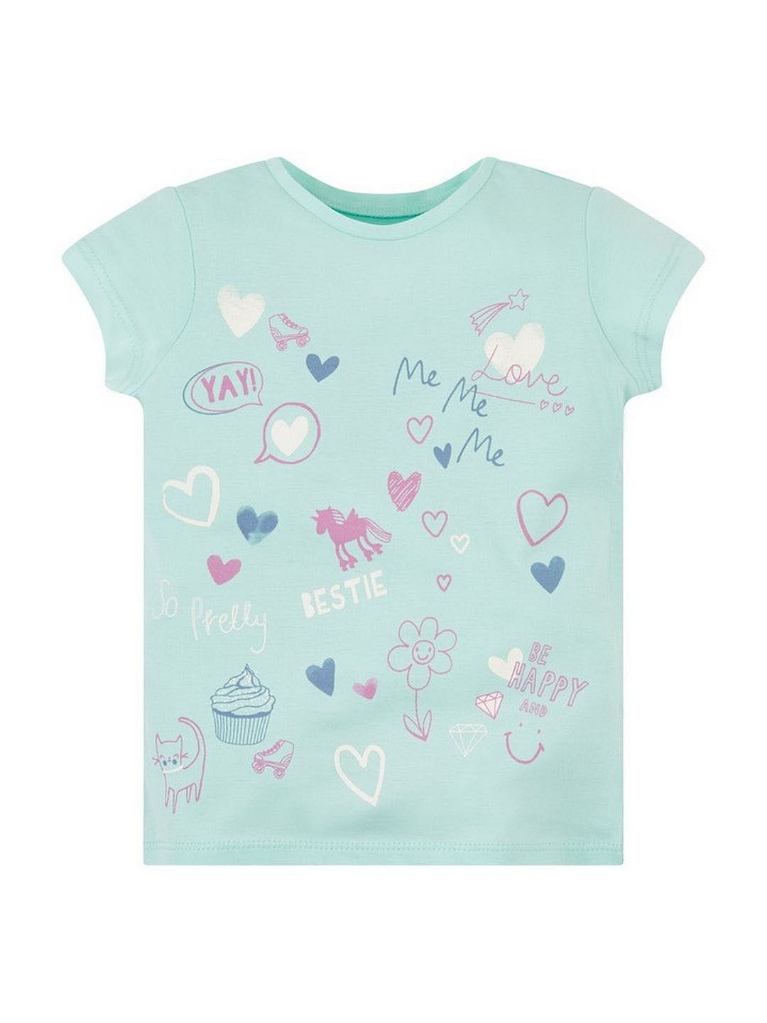 Mothercare | Turquoise Printed Top 0