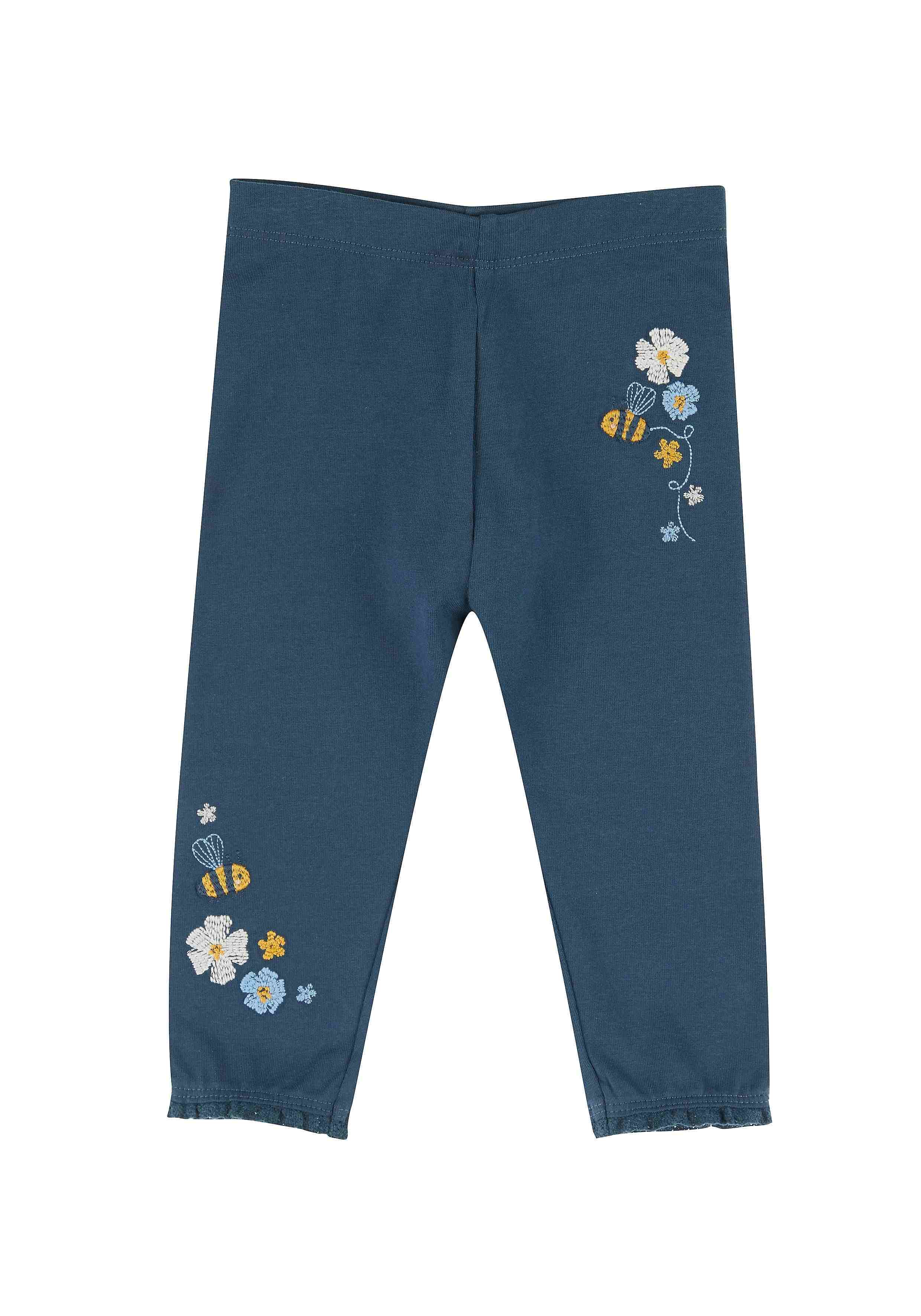 Navy Bee Leggings