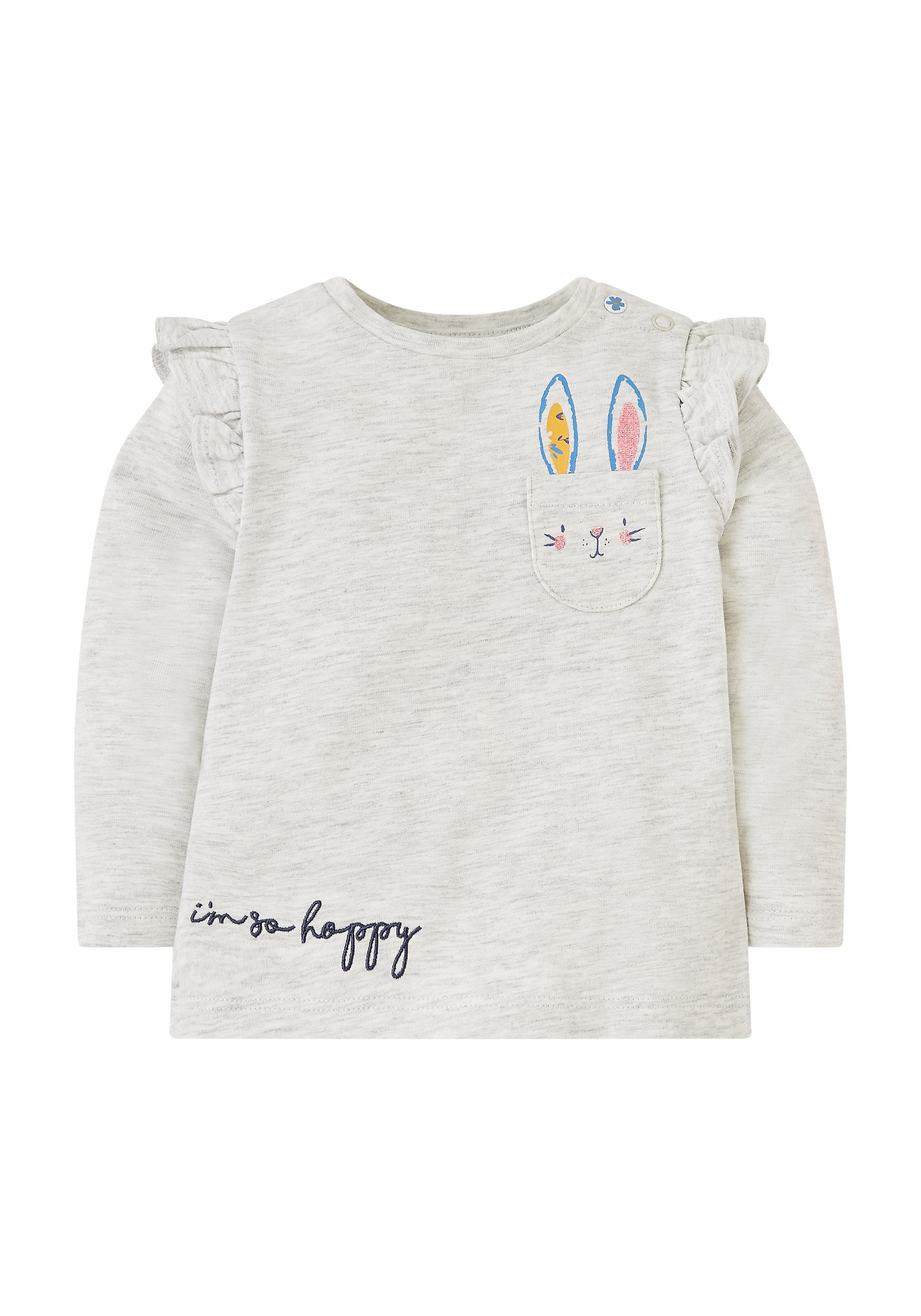 Mothercare | Grey Bunny T-Shirt 0