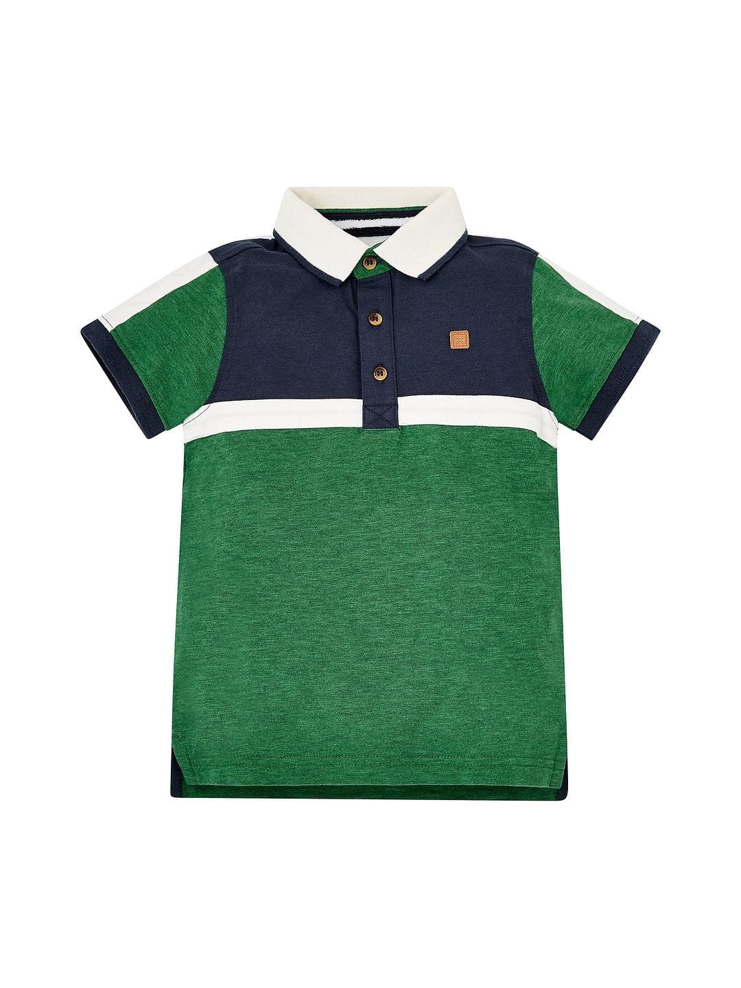Mothercare | Green, Navy And White Polo Shirt 0