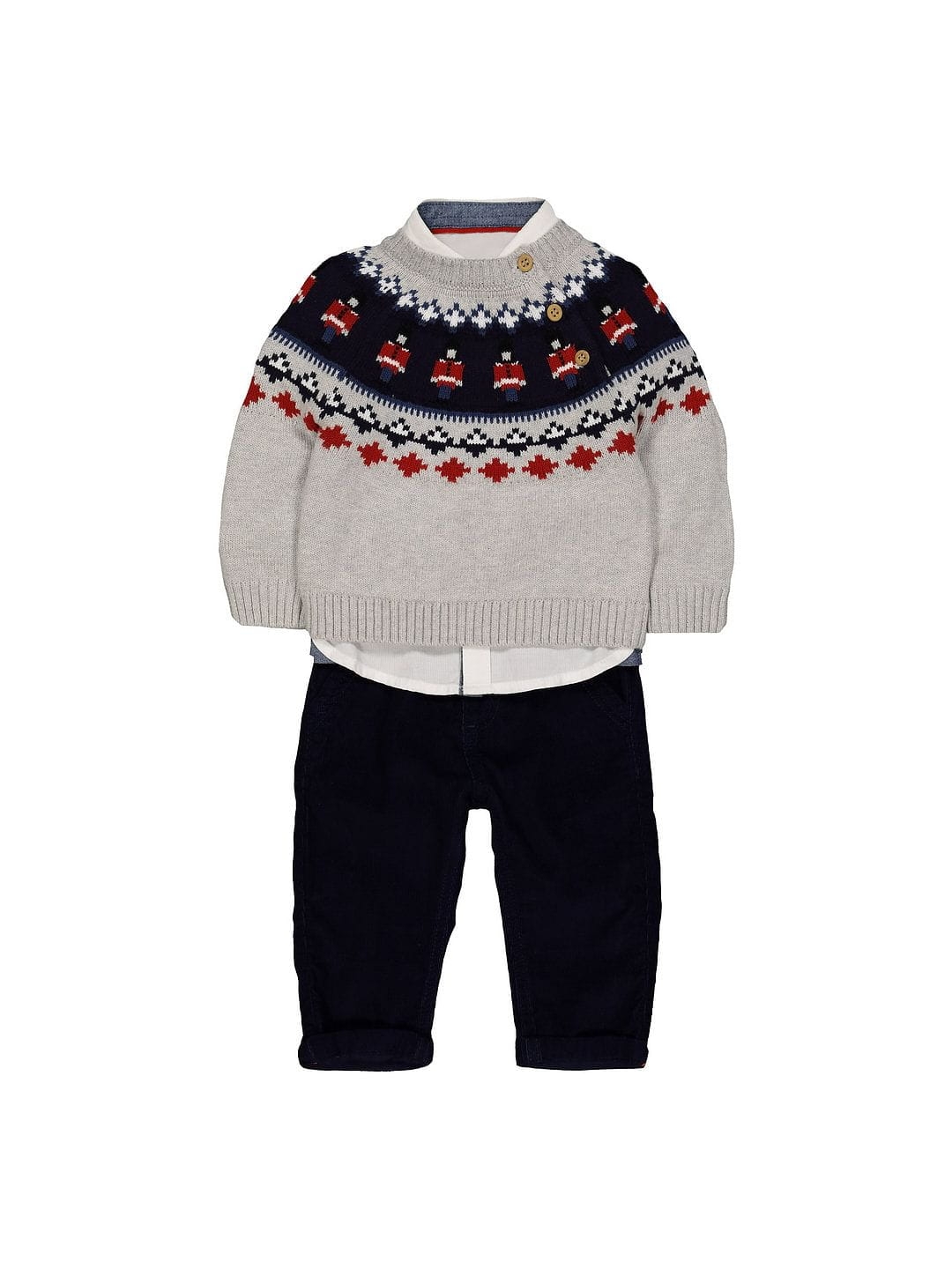 Mothercare | Trousers, Shirt And Jumper Set 0
