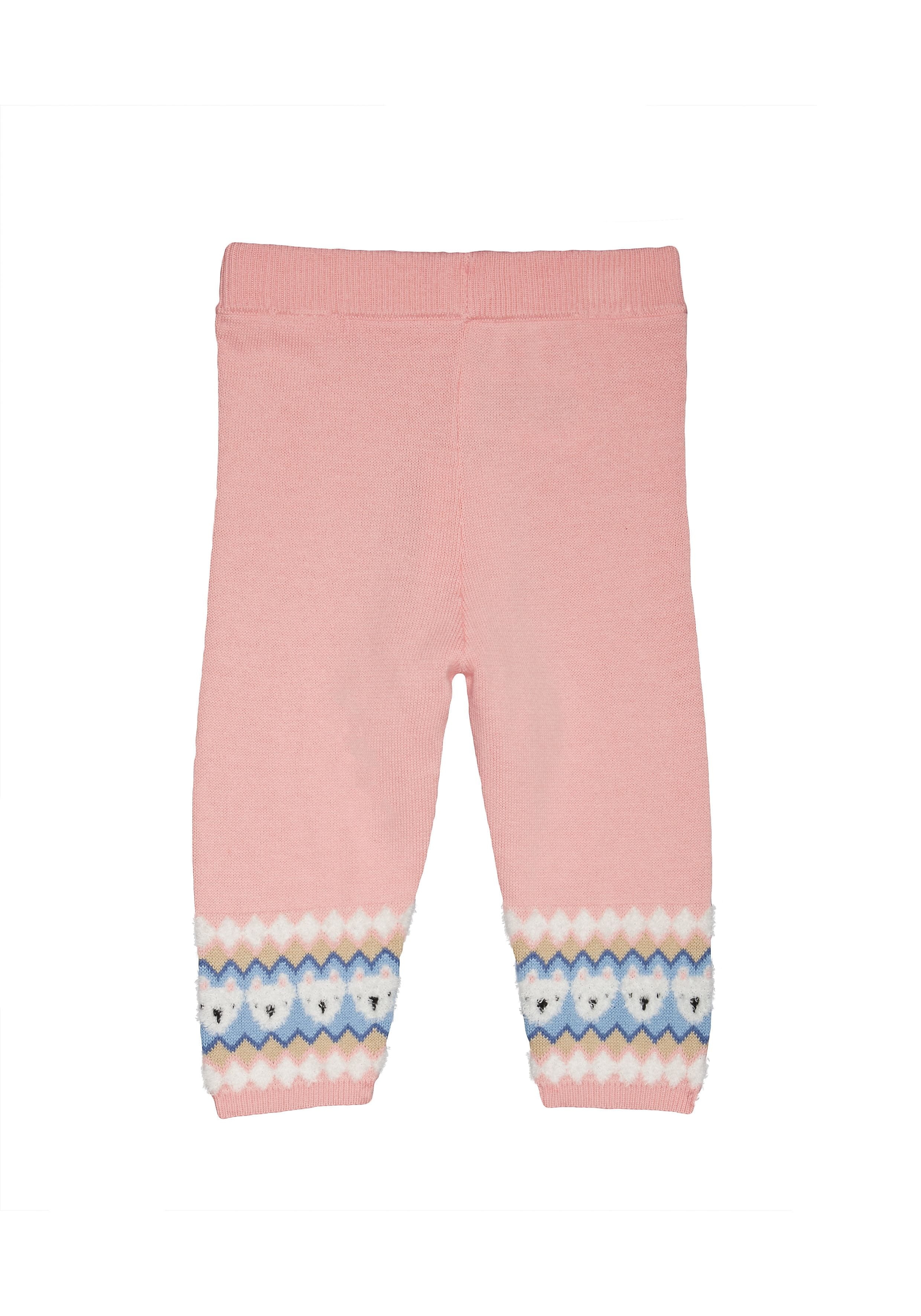 Mothercare | Pink Fairisle Knitted Leggings 0