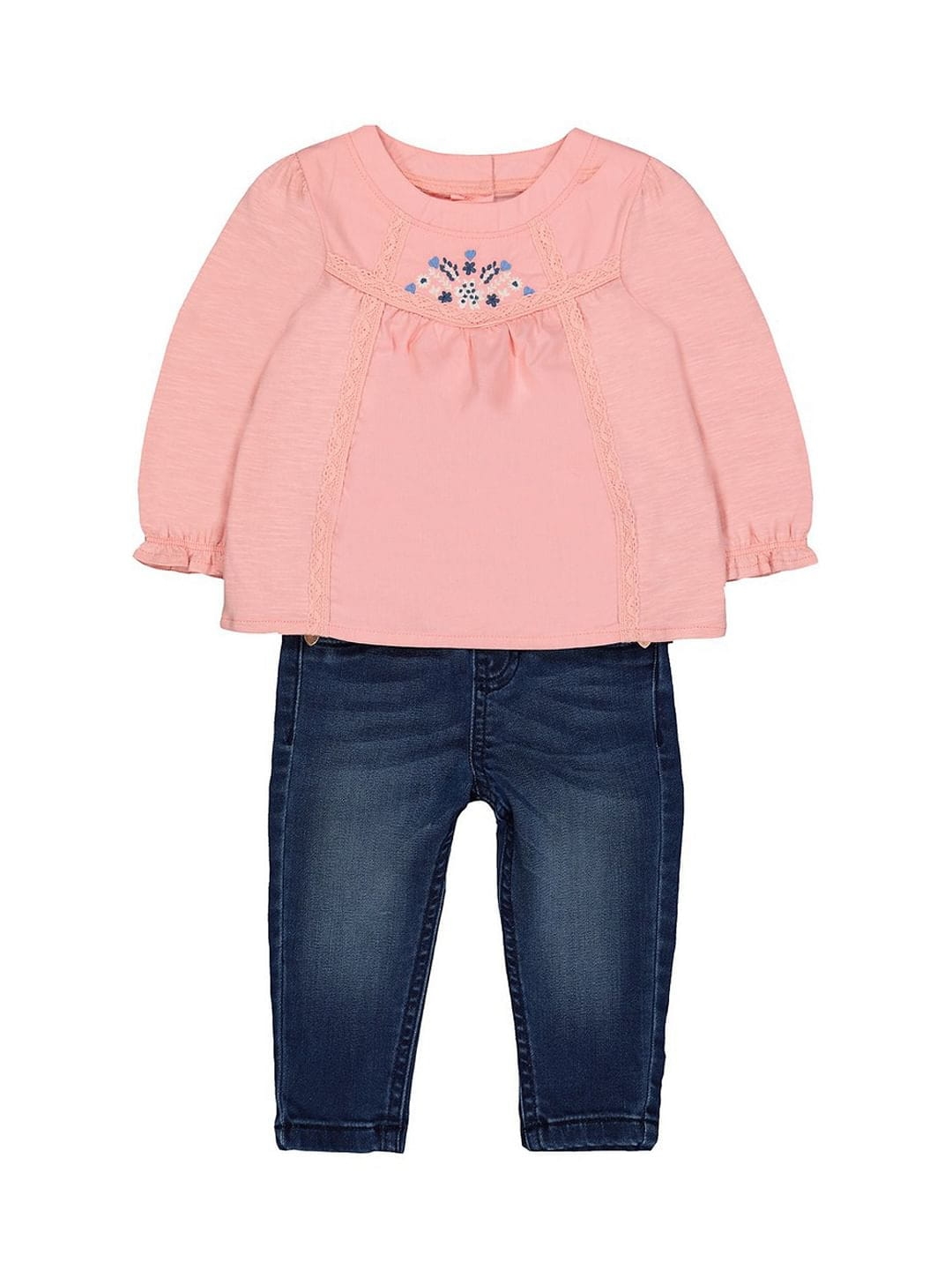 Mothercare | Coral Blouse And Jeggings Set 0