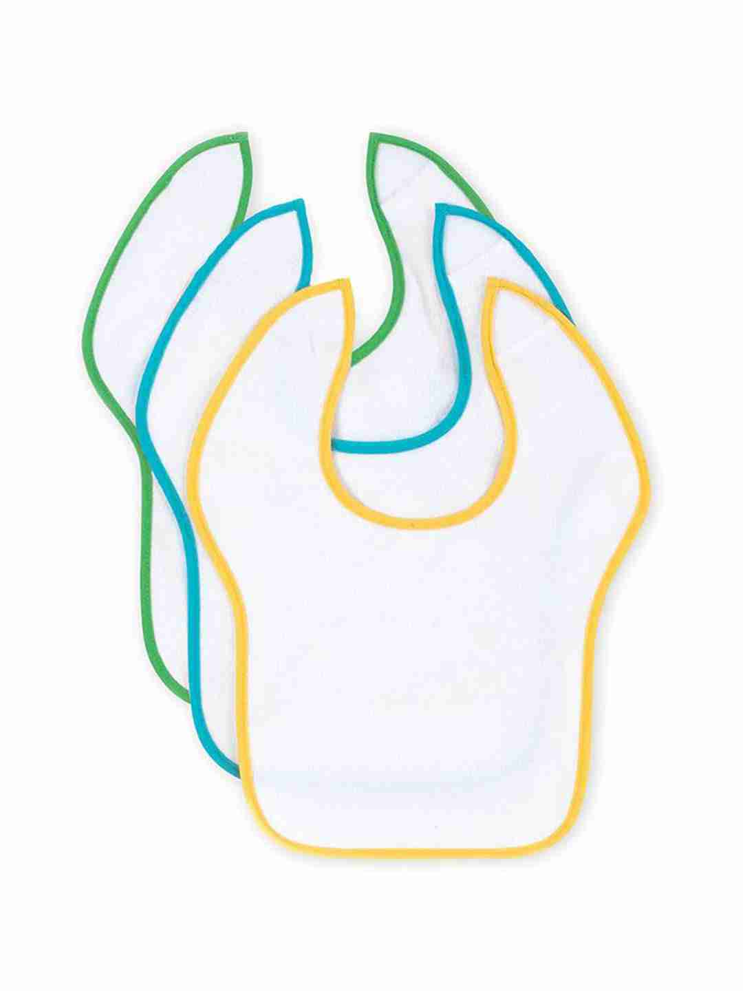 Mothercare Assorted Toddler Bibs - Pack of 4 - White