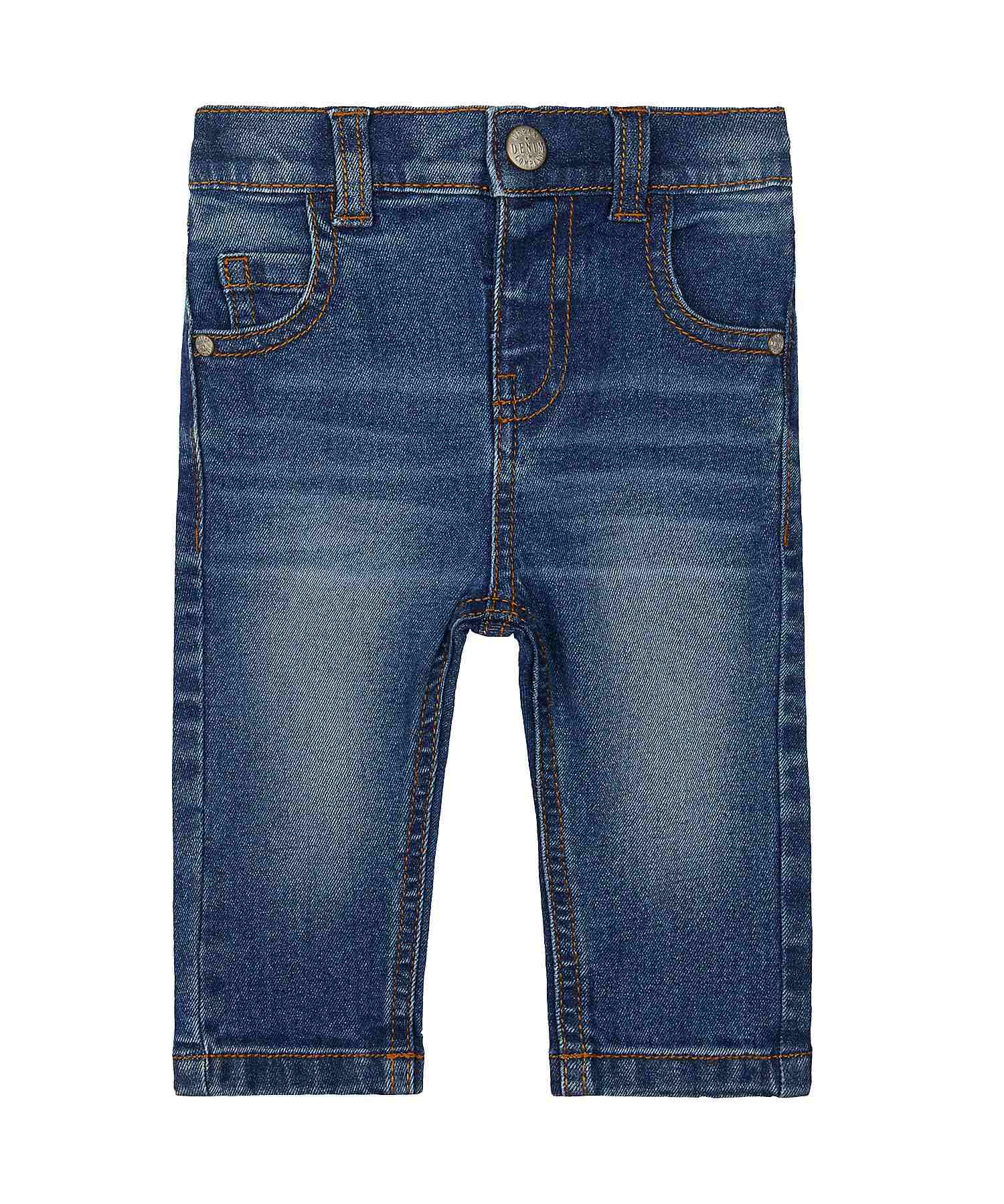 Mothercare Boys Elasticated Waistband Jeans - Blue