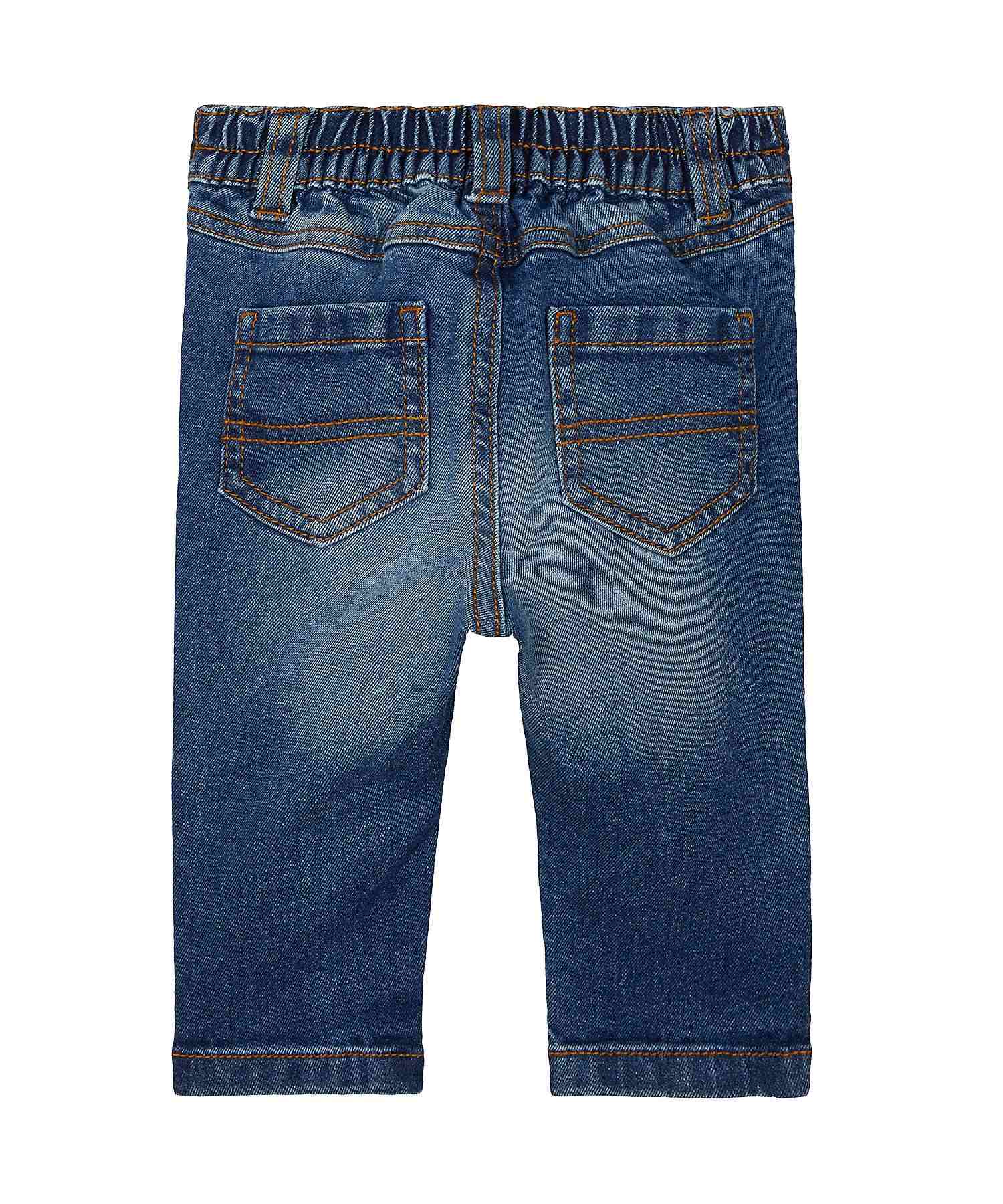 Mothercare Boys Elasticated Waistband Jeans - Blue