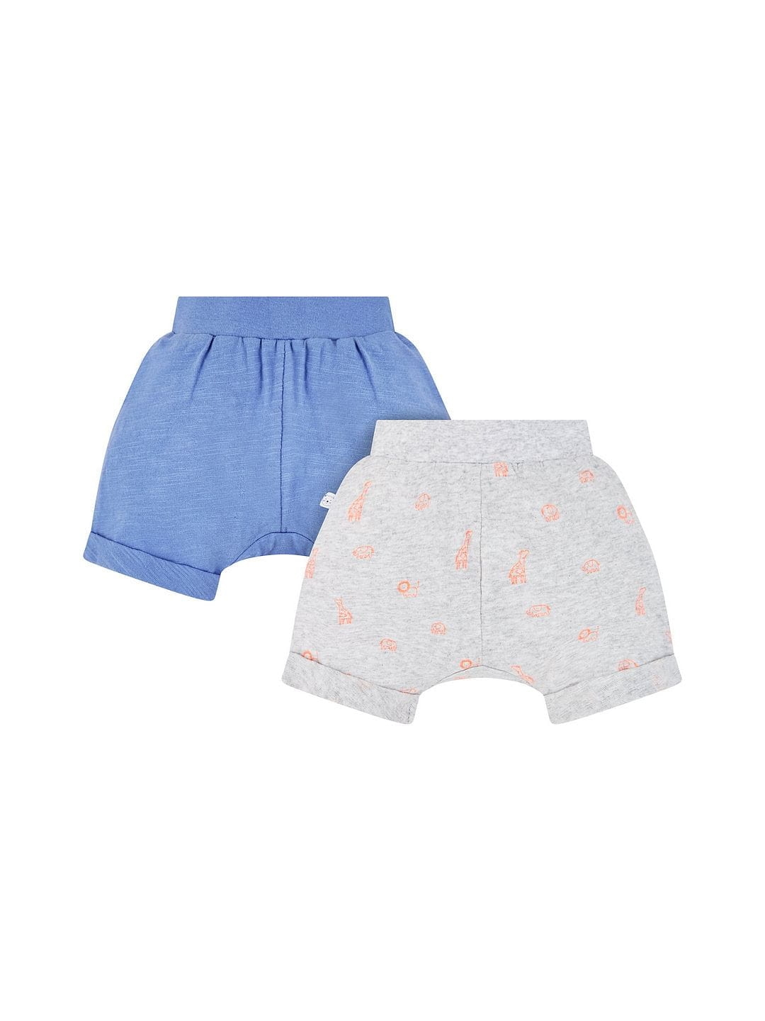 Mothercare | Jungle And Blue Shorts 2 Pack 0