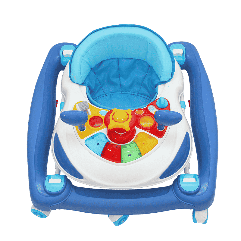 Comdaq Unisex Car Musical Baby Walker - Blue