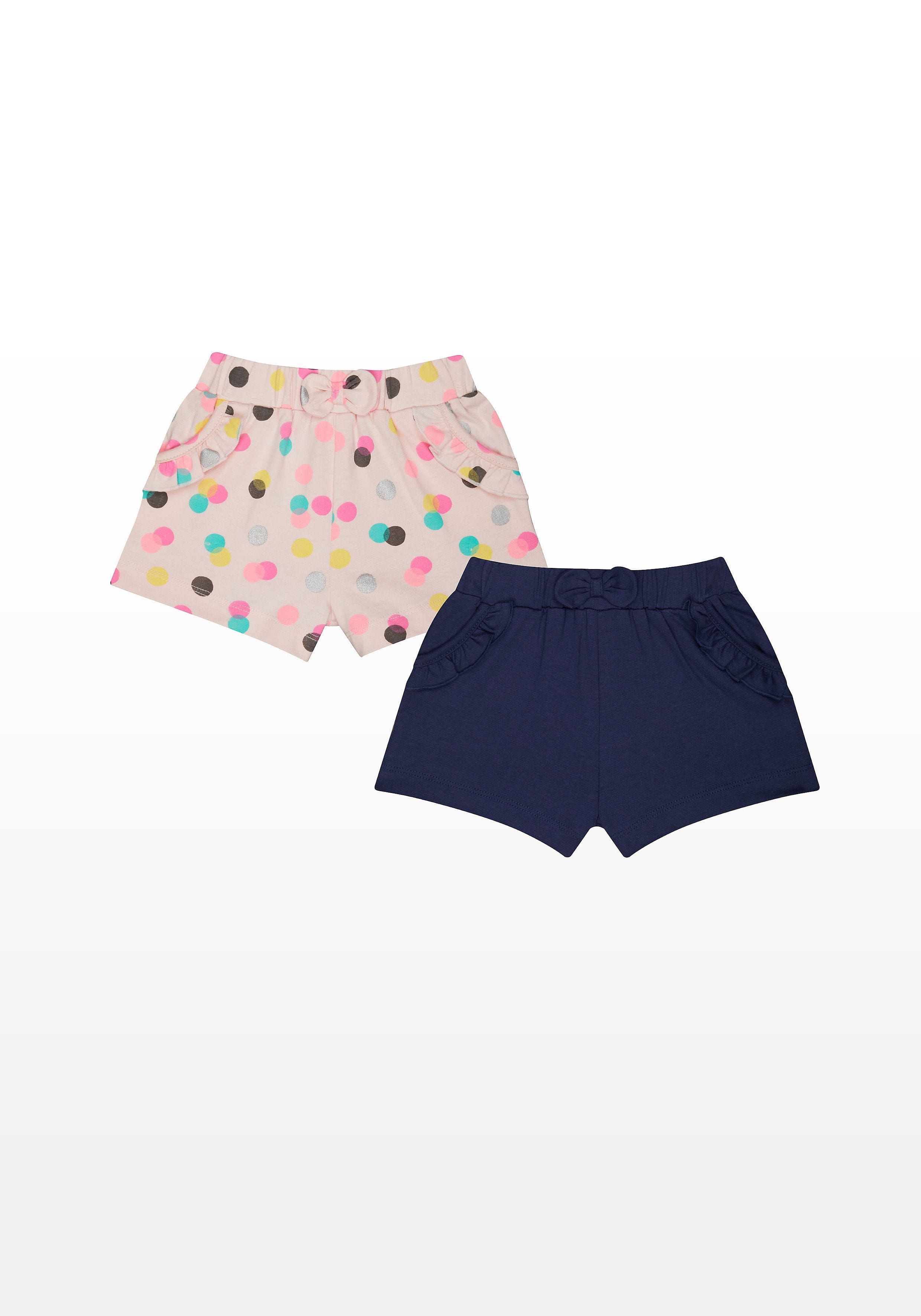 Mothercare | Blue and Pink Shorts - Pack of 2 0