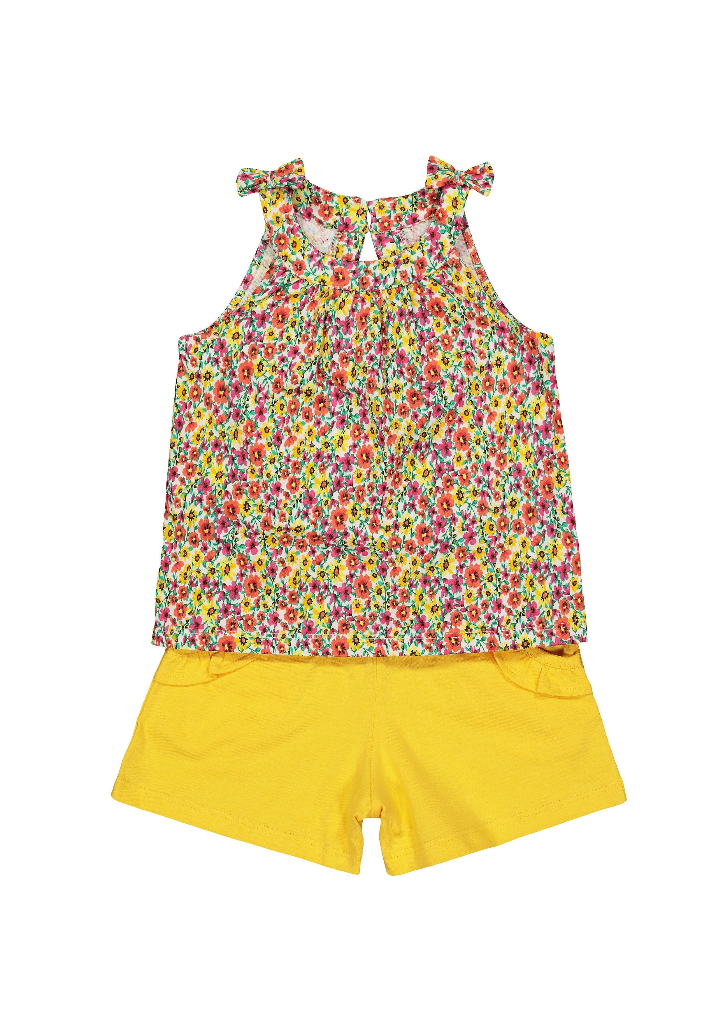 Mothercare | Yellow & Red Printed Twin Set 0