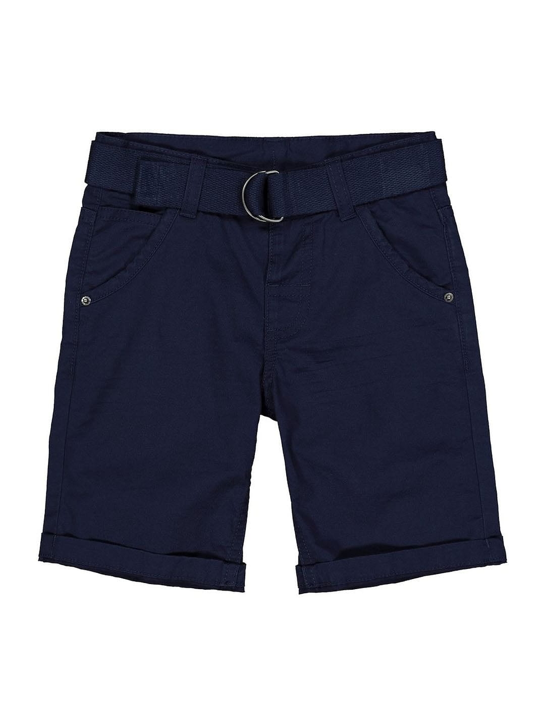 Mothercare | Navy Twill Belted Shorts 0