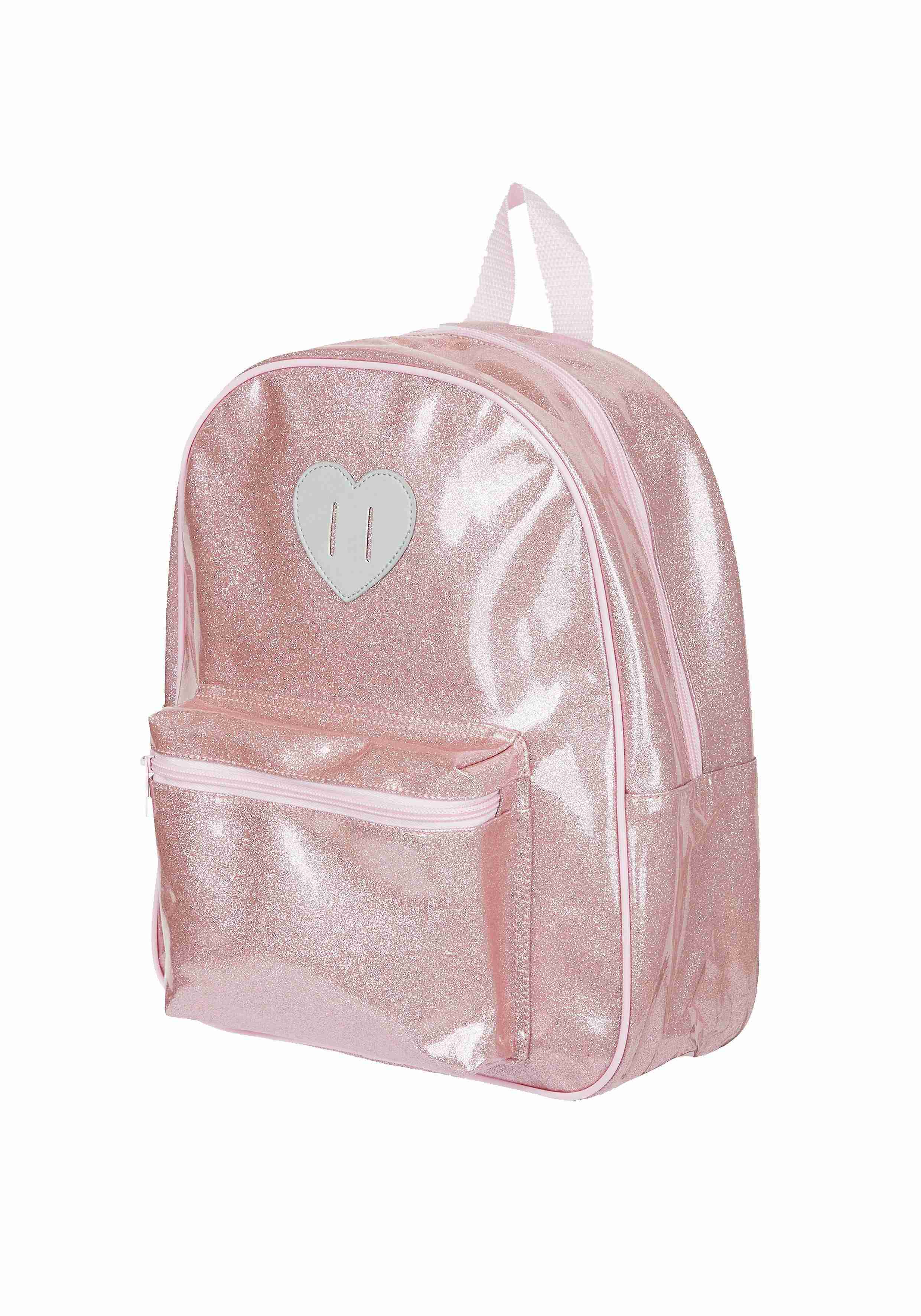 Girls Back To Nursery Pink Sparkle Backpack - Pink