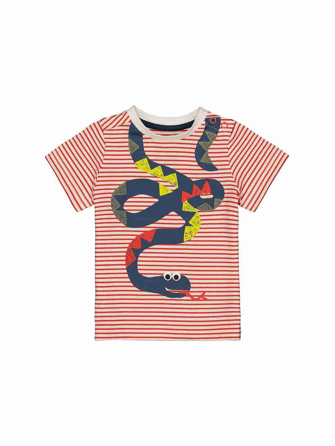 Orange Printed T-Shirt