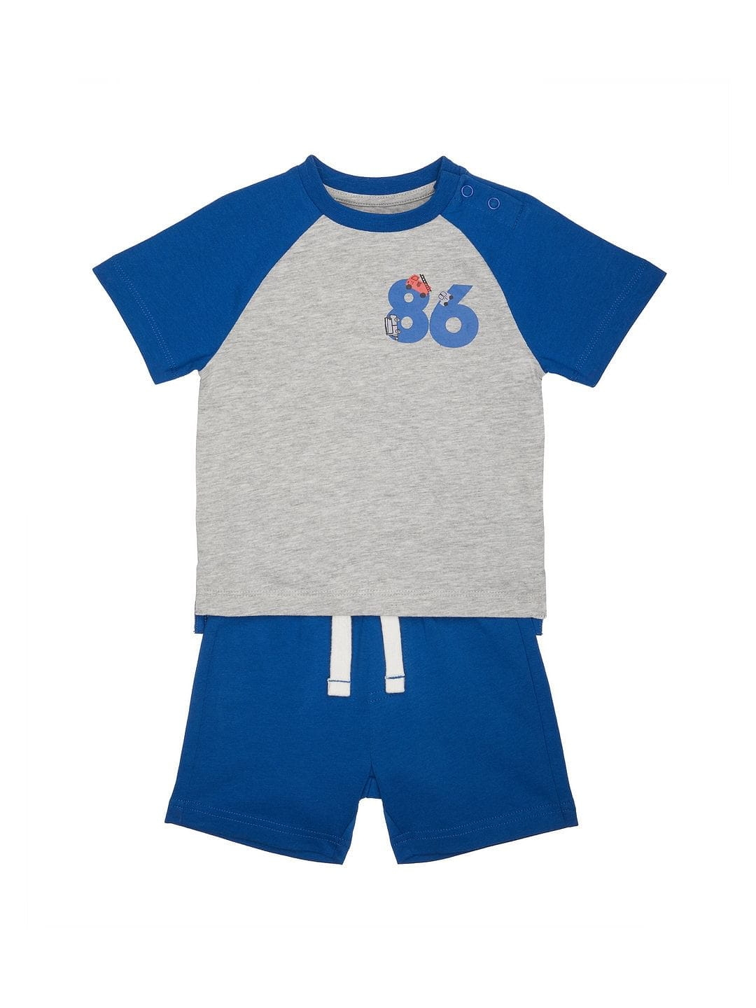 Mothercare | Green & Blue Printed Twin Set 0