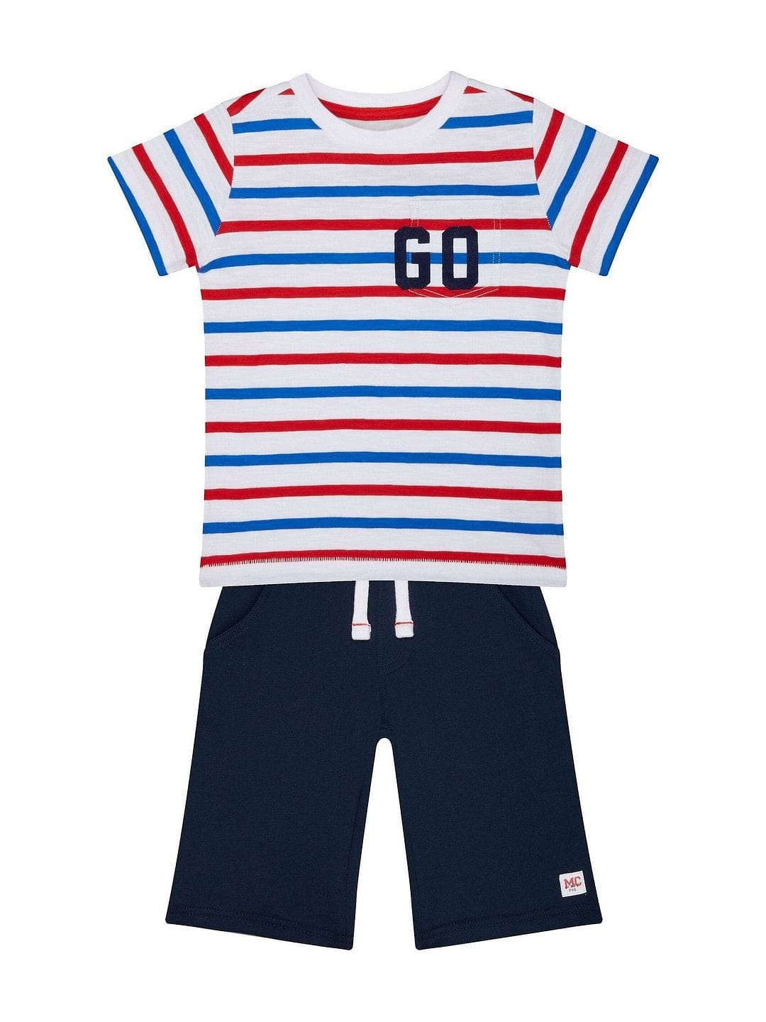 Mothercare | Striped T-Shirt And Shorts Set 0