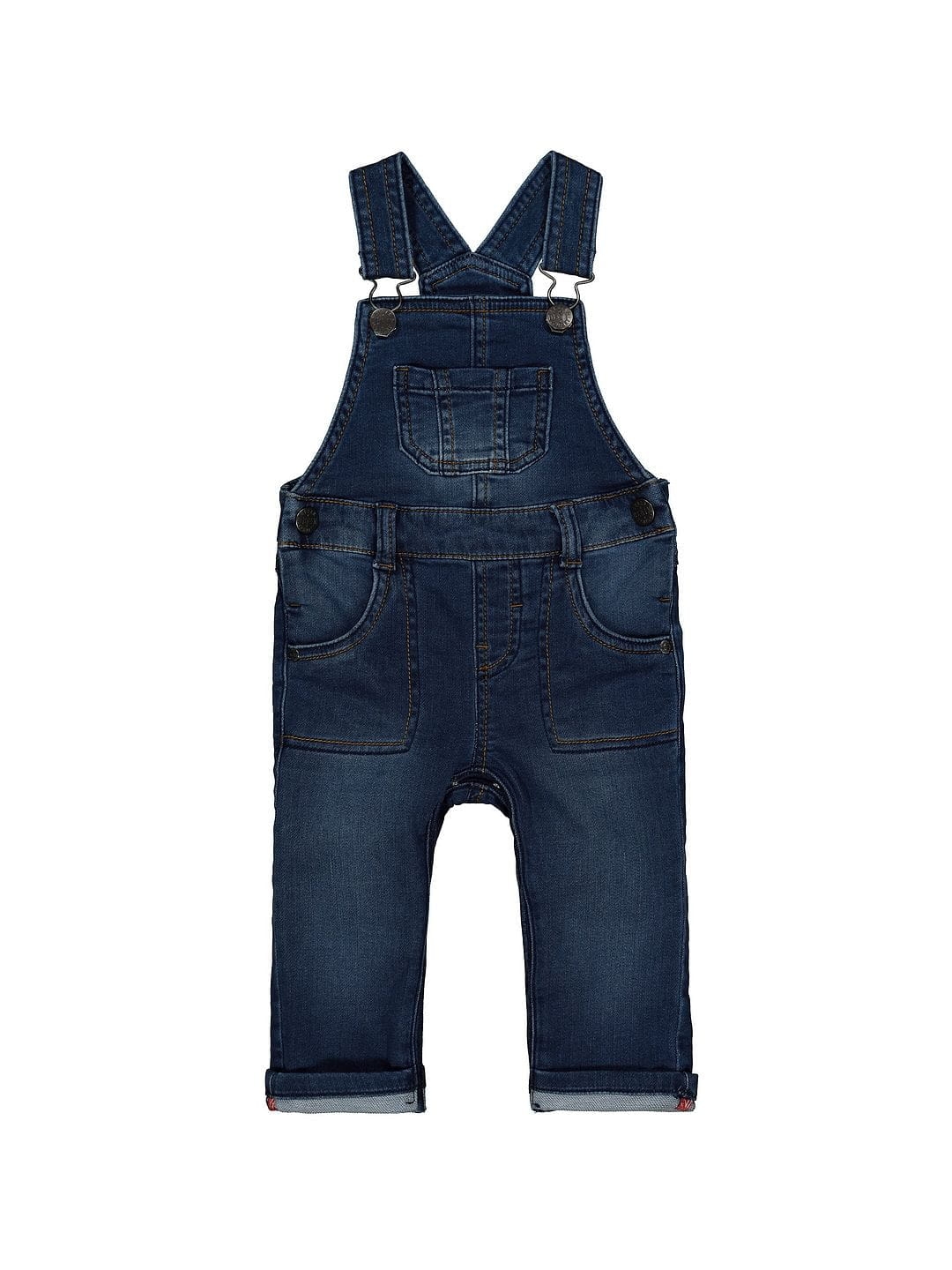 Mothercare | Blue Solid Dungaree 0