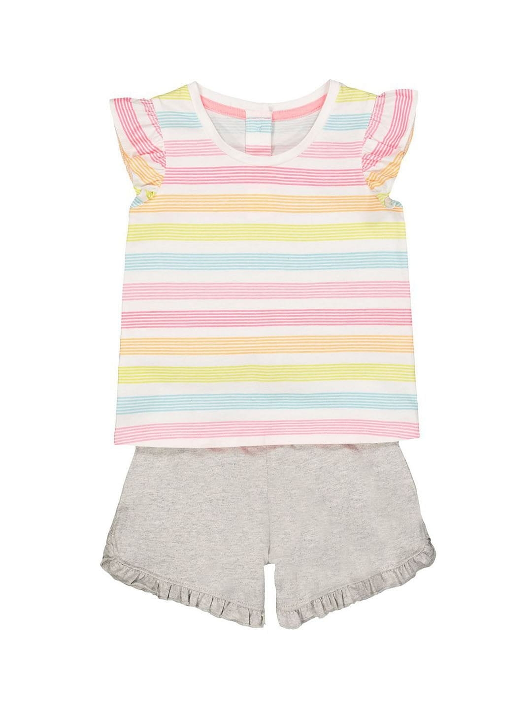 Mothercare | Striped Vest and Shorts Set 0