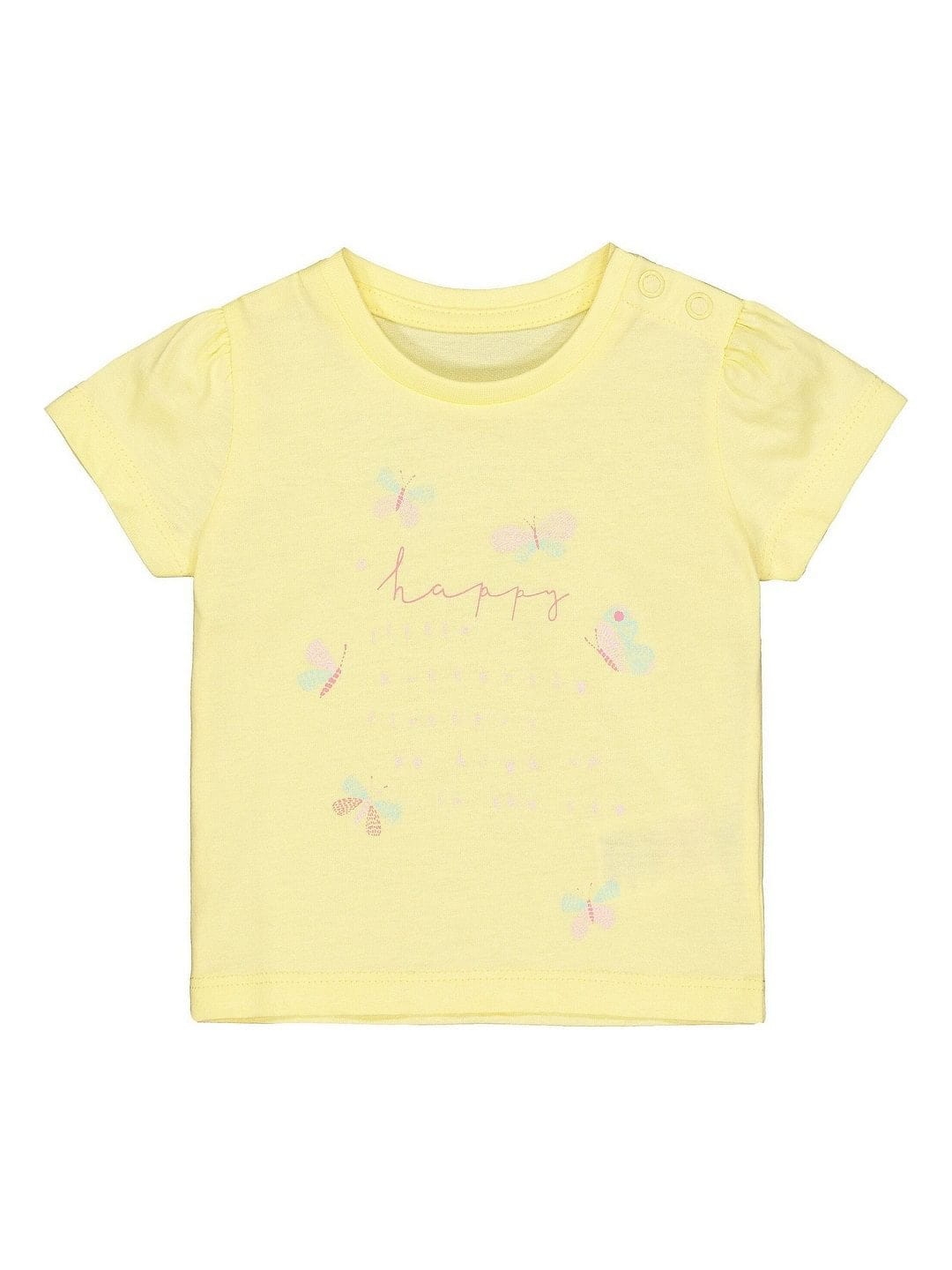 Mothercare | Yellow Butterfly T-Shirt 0