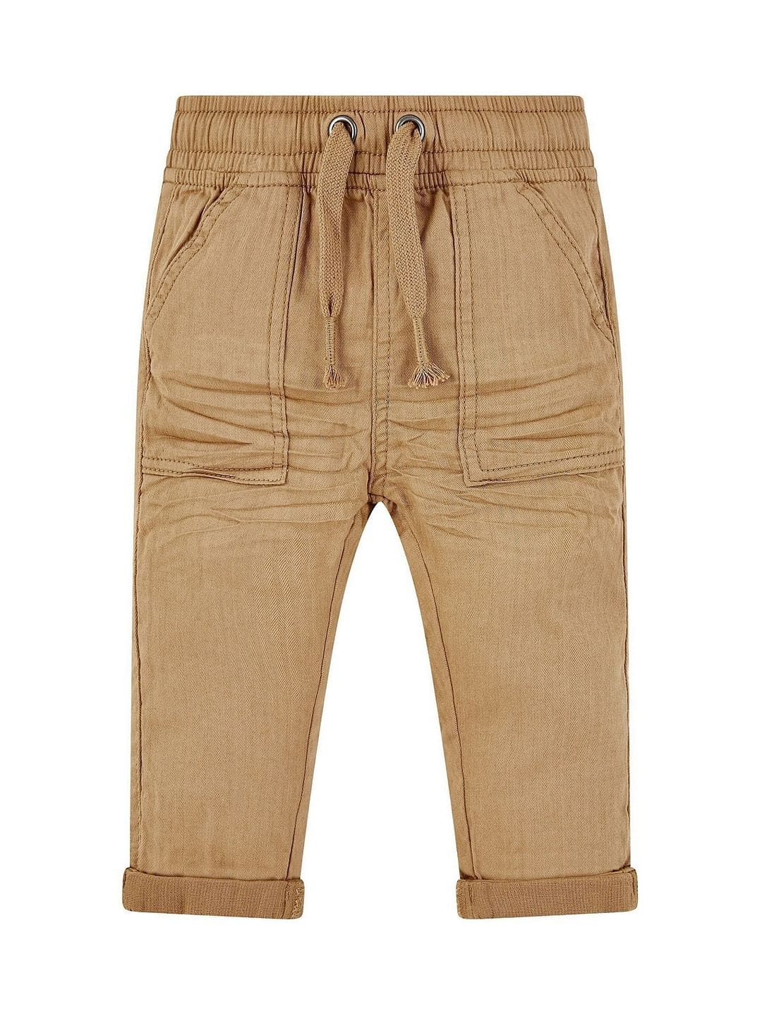 Mothercare | Tan Woven Trousers 0