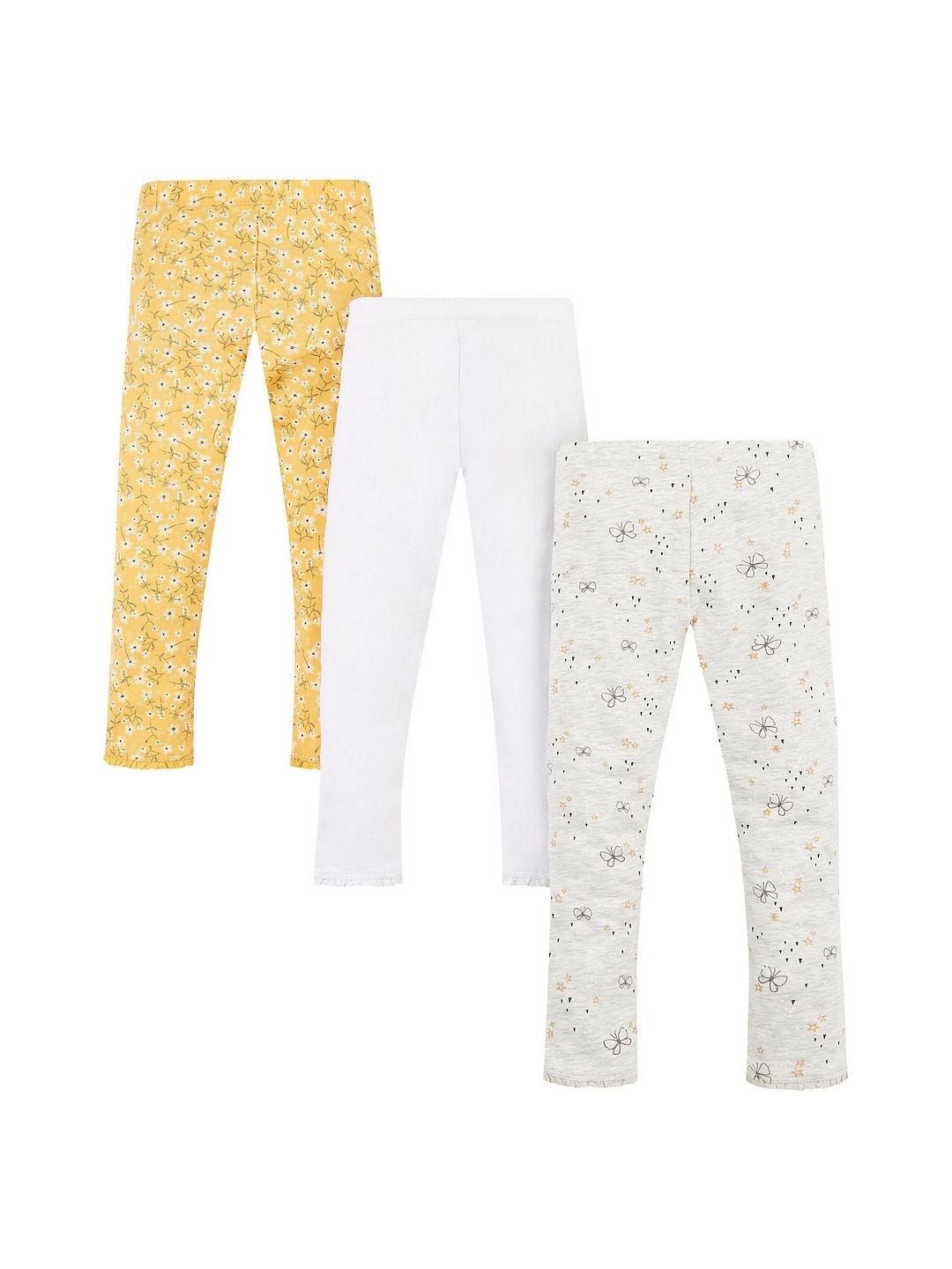 Mothercare | Multicoloured Printed Trousers - Pack of 3 0