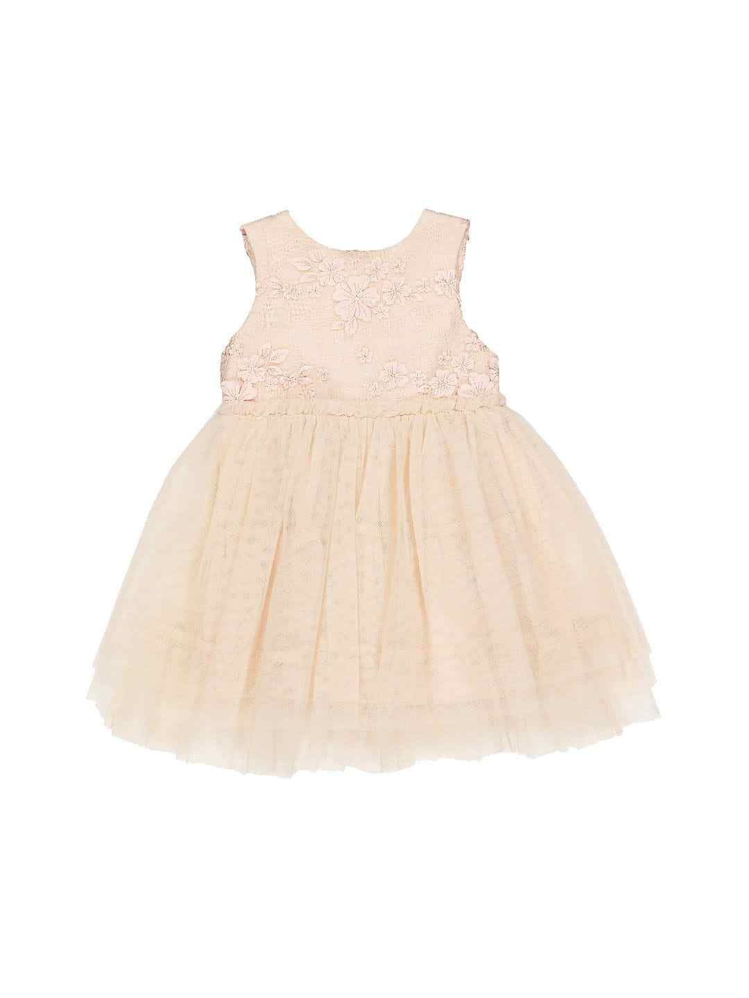 Pink Flower Printed Twofer Dress