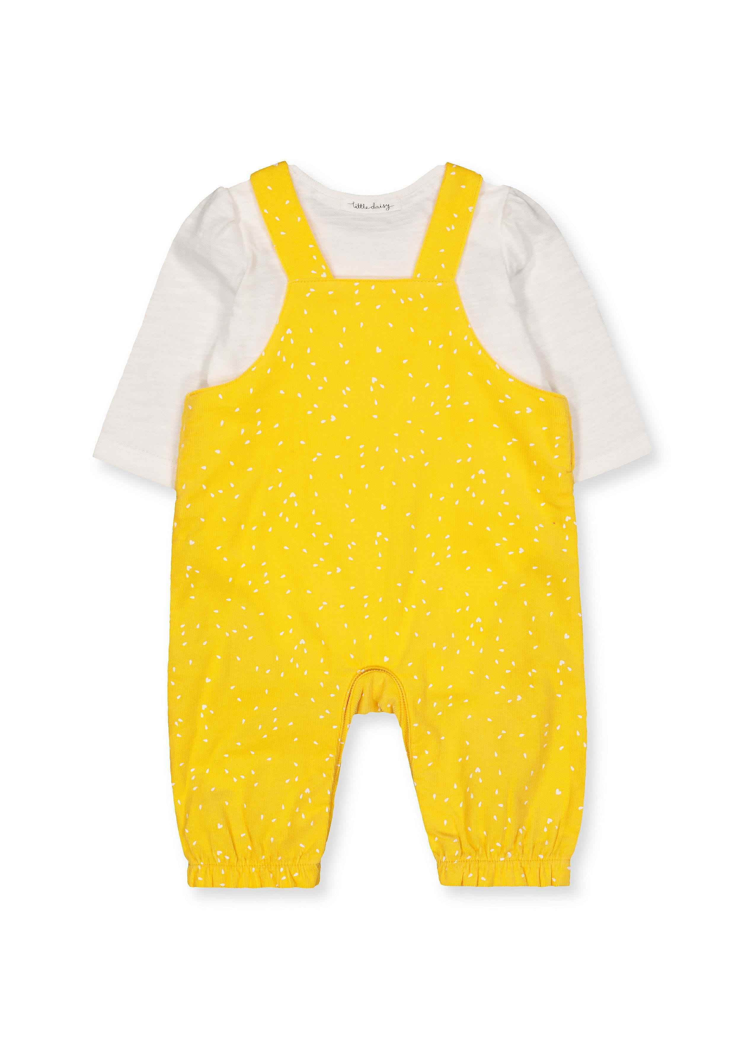 Yellow Printed Twin Set