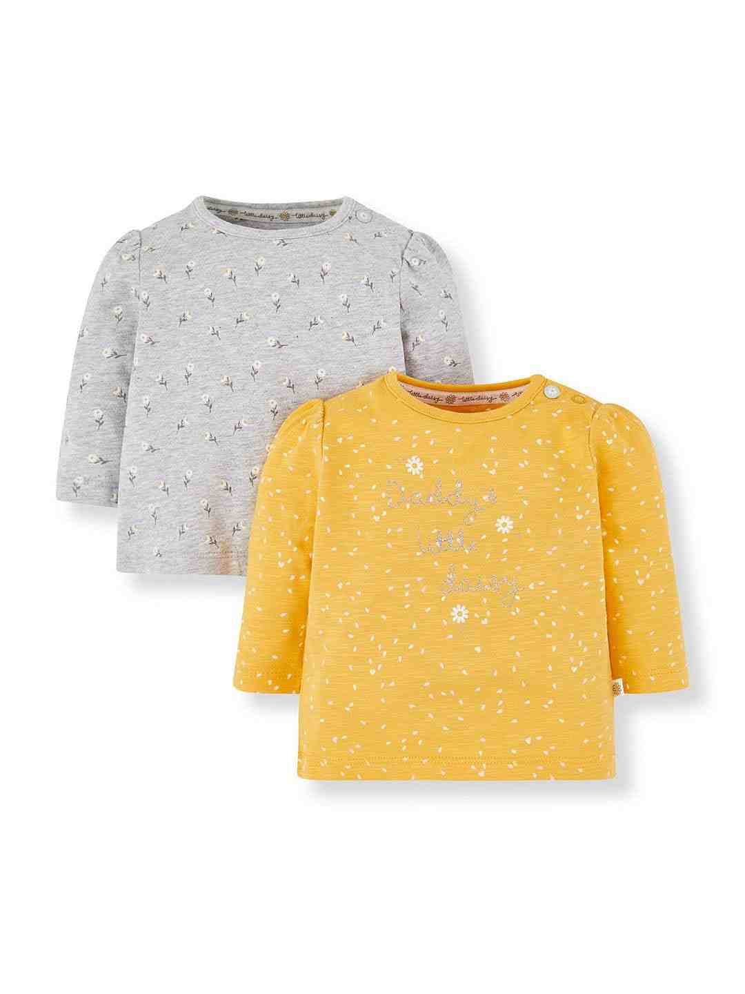 Yellow Daisy Tops - Pack of 2