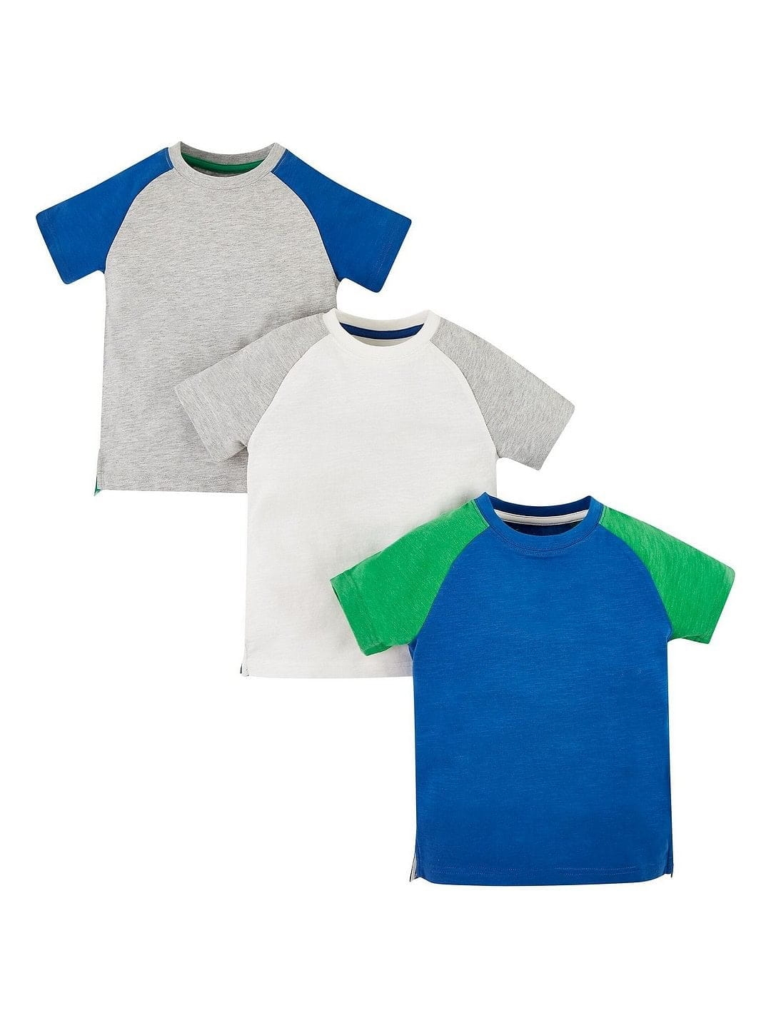 Mothercare | Raglan Sleeve T-Shirts - 3 Pack 0