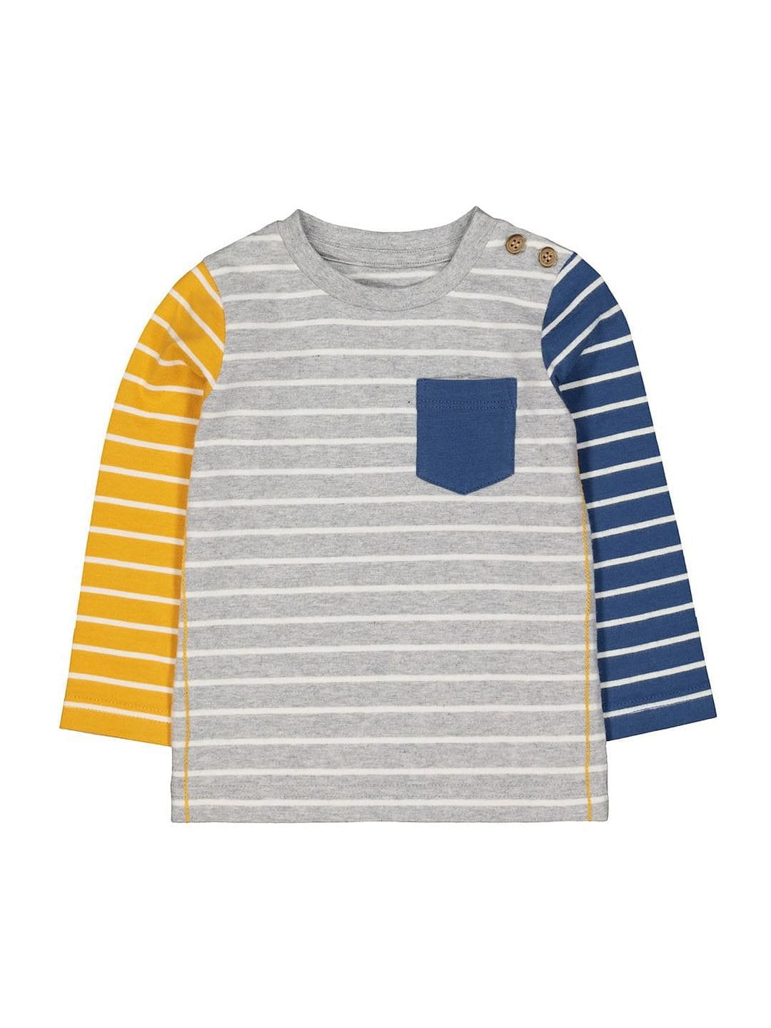 Mothercare | Multicoloured Striped Casual Tees 0