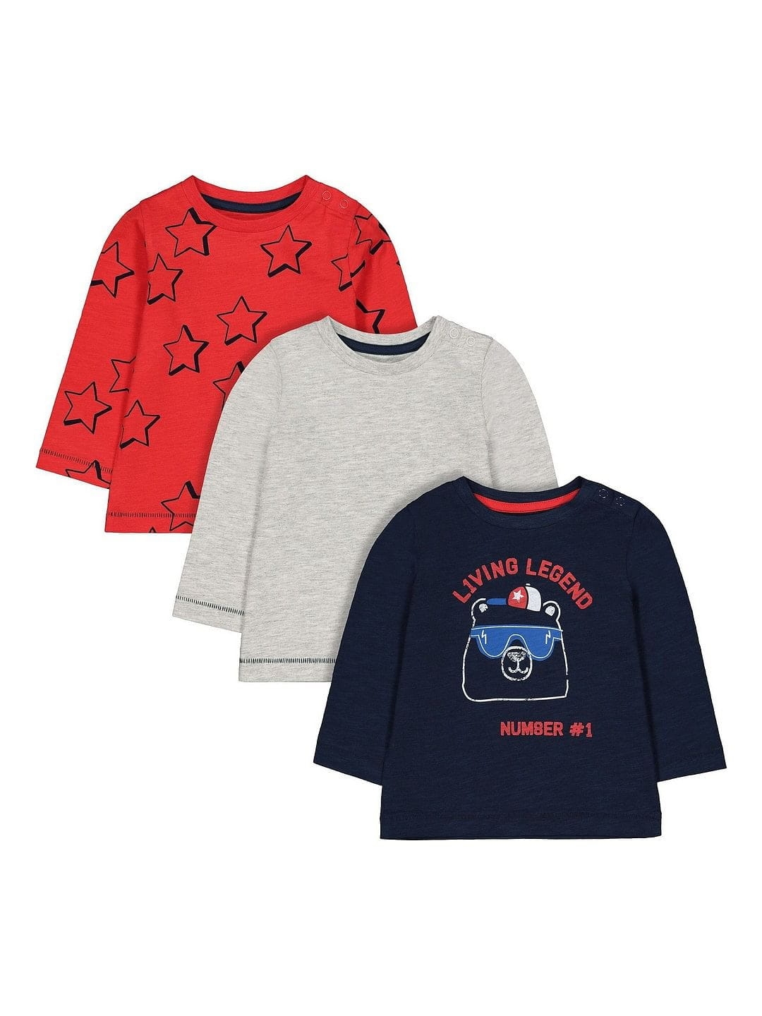 Mothercare | Legend T-Shirts - 3 Pack 0