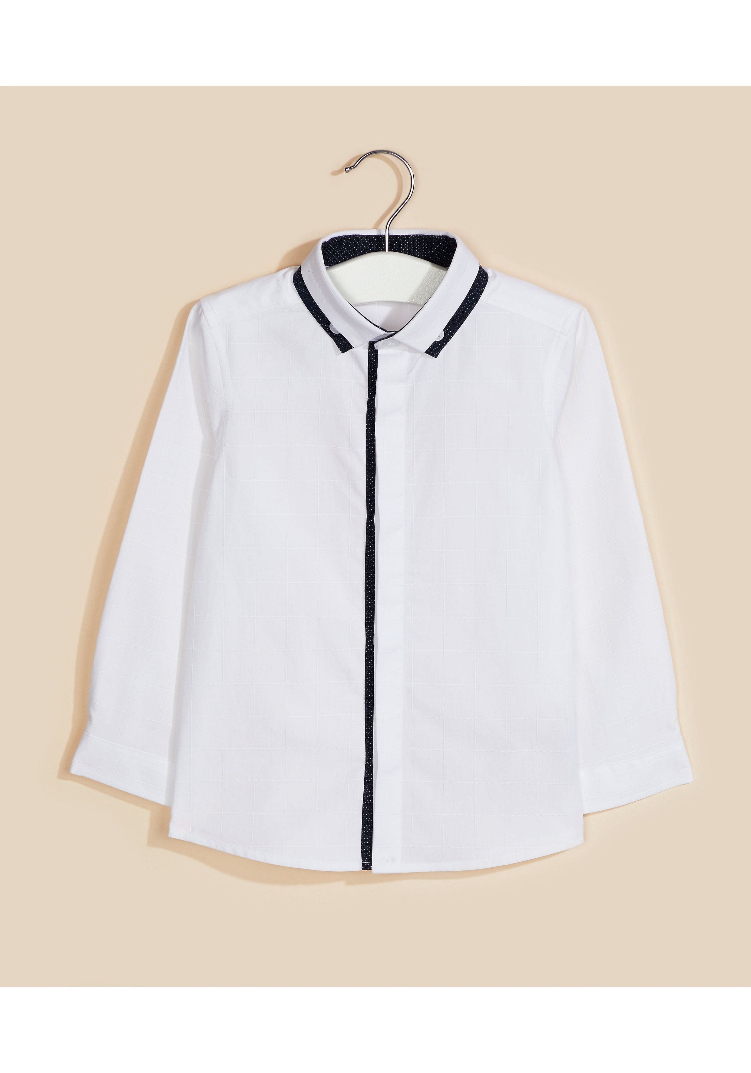 Mothercare | White Solid Casual Shirt 0
