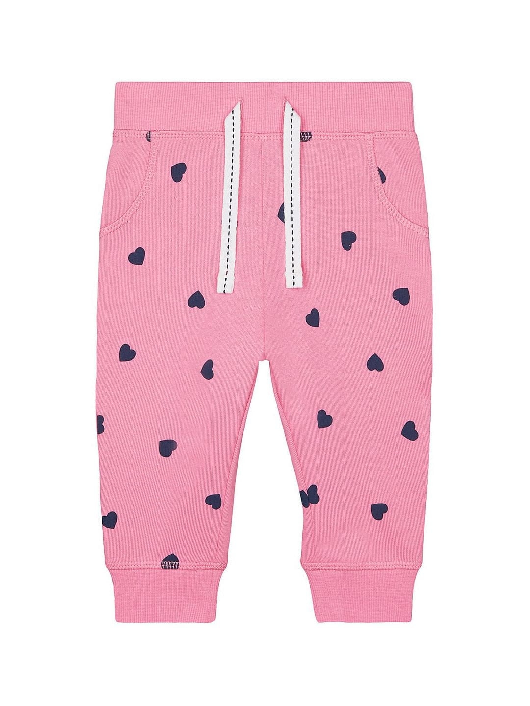 Mothercare | Pink Navy Heart Joggers 0