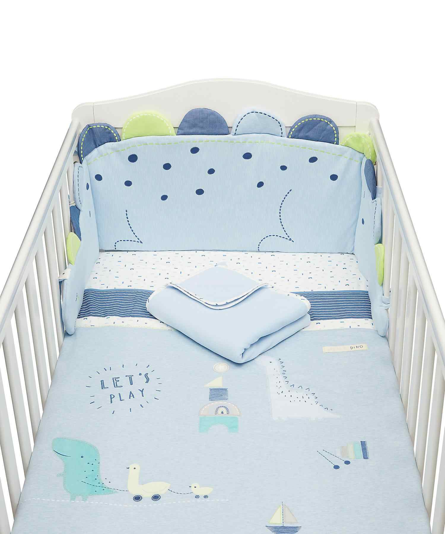 Mothercare Sleepysaurus Bed in A Bag - Pack of 4 - Blue