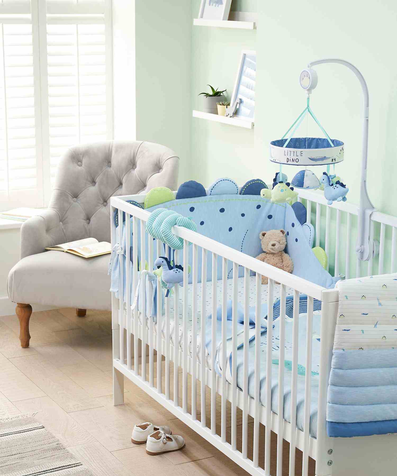 Mothercare Sleepysaurus Bed in A Bag - Pack of 4 - Blue